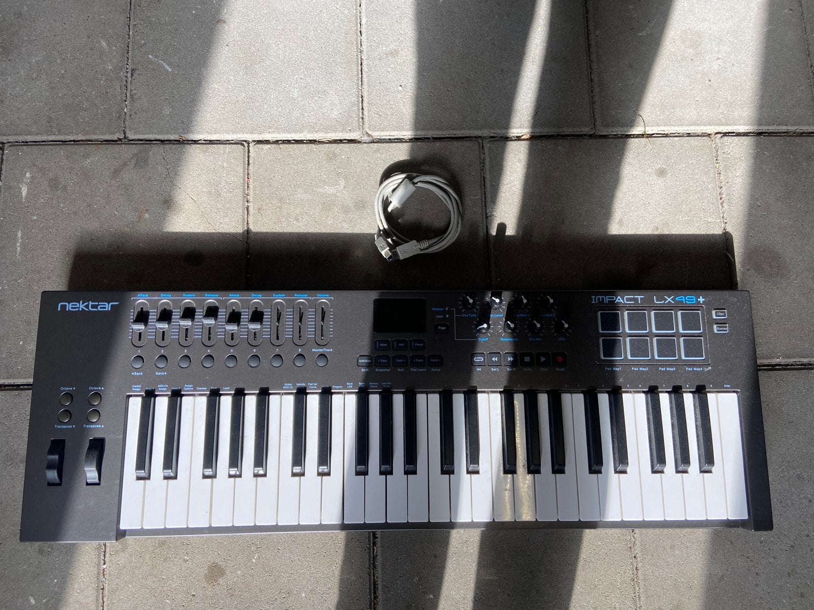Nektar Impact LX49+ MIDI keyboard, Ophalen of Verzenden, Gebruikt