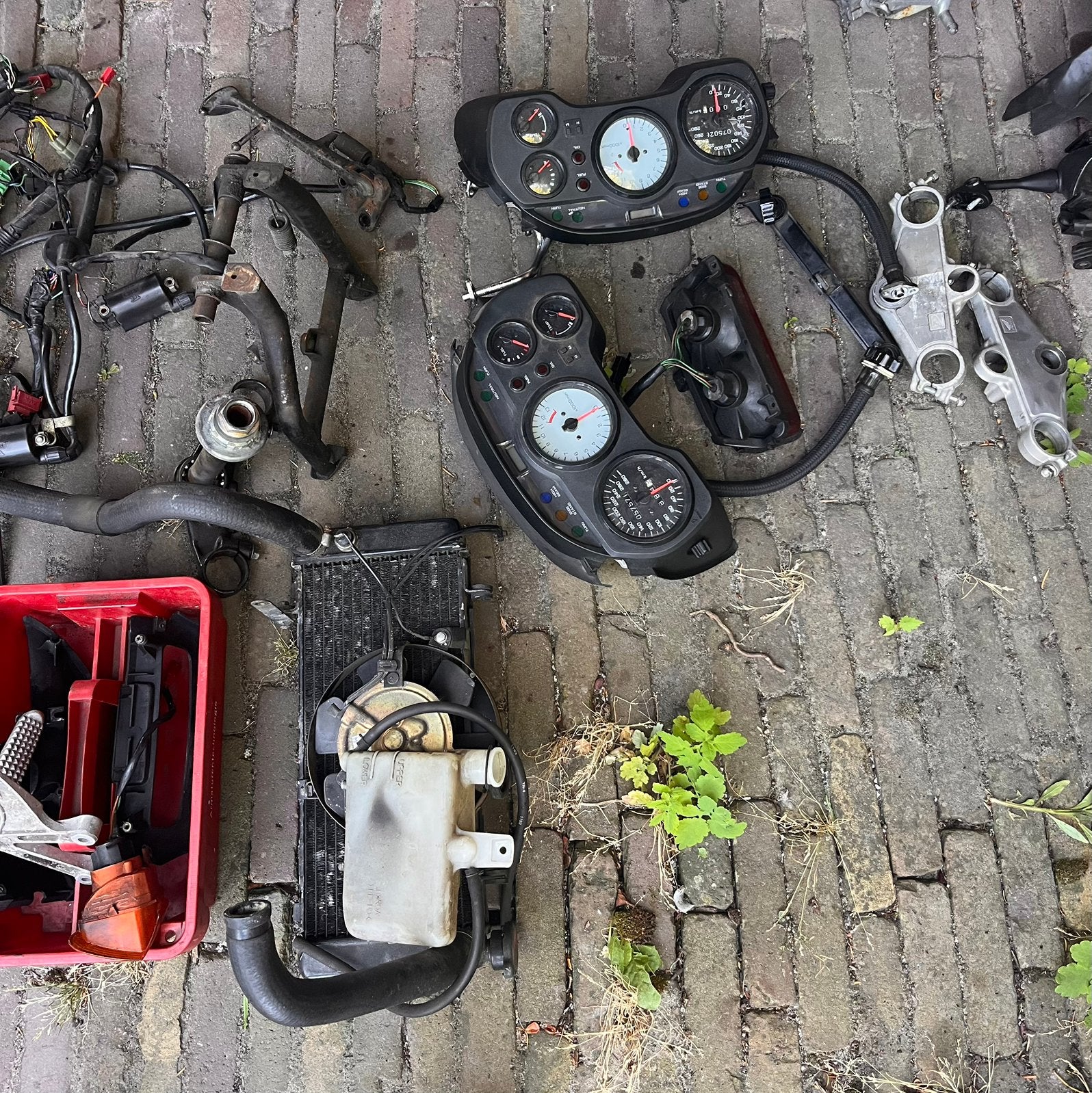 Diverse onderdelen Honda VFR 750 (1995, RC36 II), Motoren, Onderdelen | Honda, Ophalen of Verzenden, Gebruikt