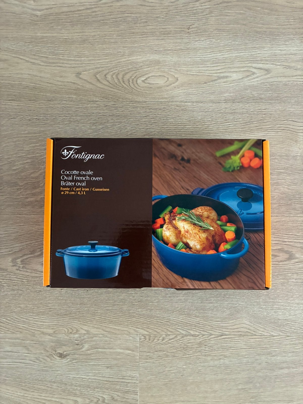 Fontignac gietijzeren ovale pan 4,3 L NIEUW, Ophalen of Verzenden, Nieuw