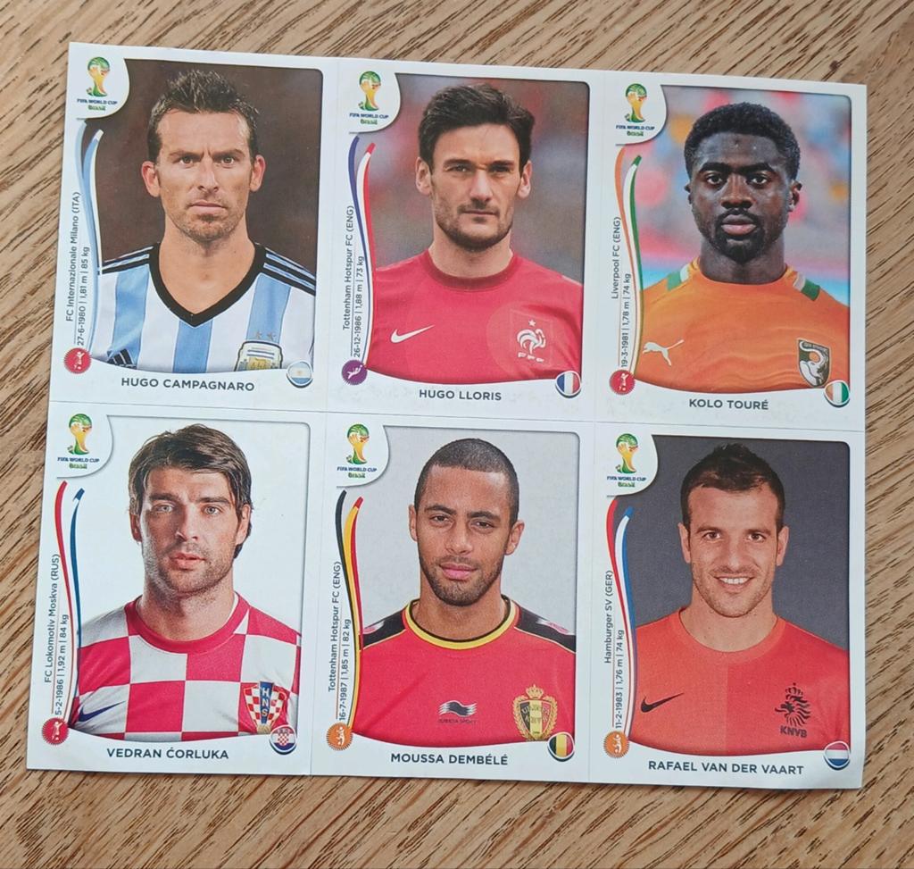 Panini voetbalplaatjes stickervel Fifa World Cup Brasil 2014, Ophalen of Verzenden, Zo goed als nieuw