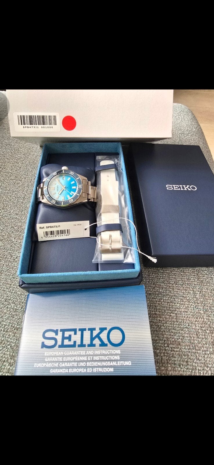 Seiko Prospex SPB473J1 "Zakynthos", European Limited Edition, Sieraden, Tassen en Uiterlijk, Ophalen, Staal, Polshorloge, Nieuw