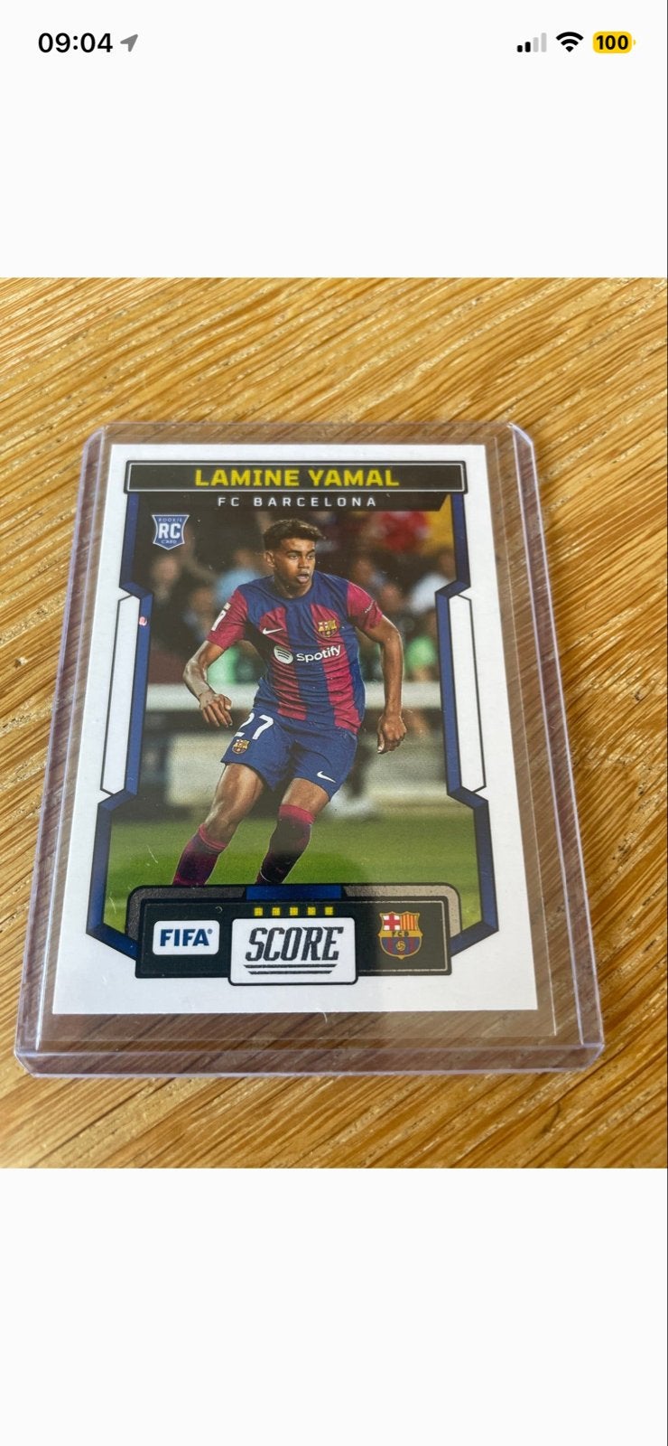 Lamine Yamal FC Barcelona FIFA Score Rookie Card, Ophalen of Verzenden, Zo goed als nieuw, Buitenlandse clubs, Spelerskaart