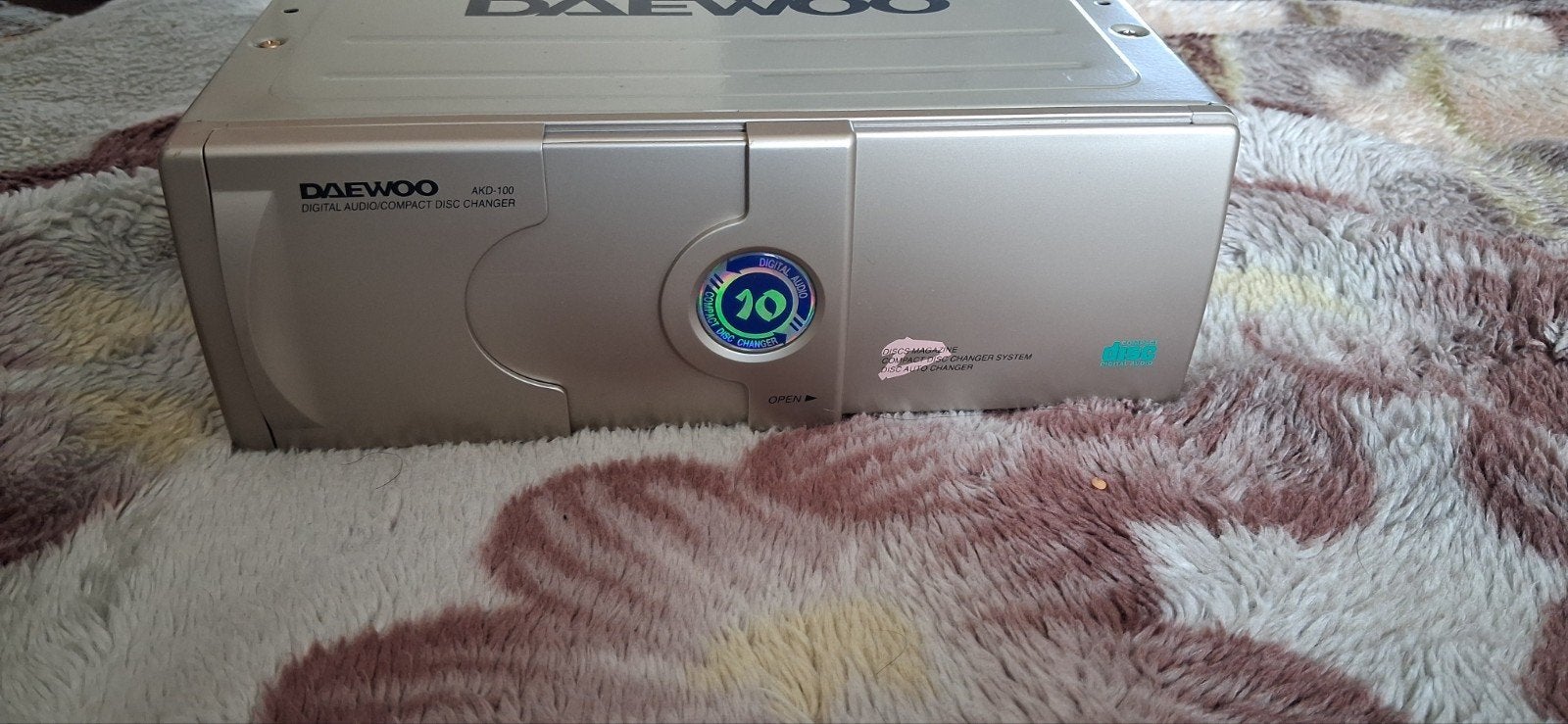 Daewoo ACD-100 10-CD Wisselaar - Exclusief verzendkosten, Ophalen of Verzenden, Gebruikt, Overige merken, Wisselaar