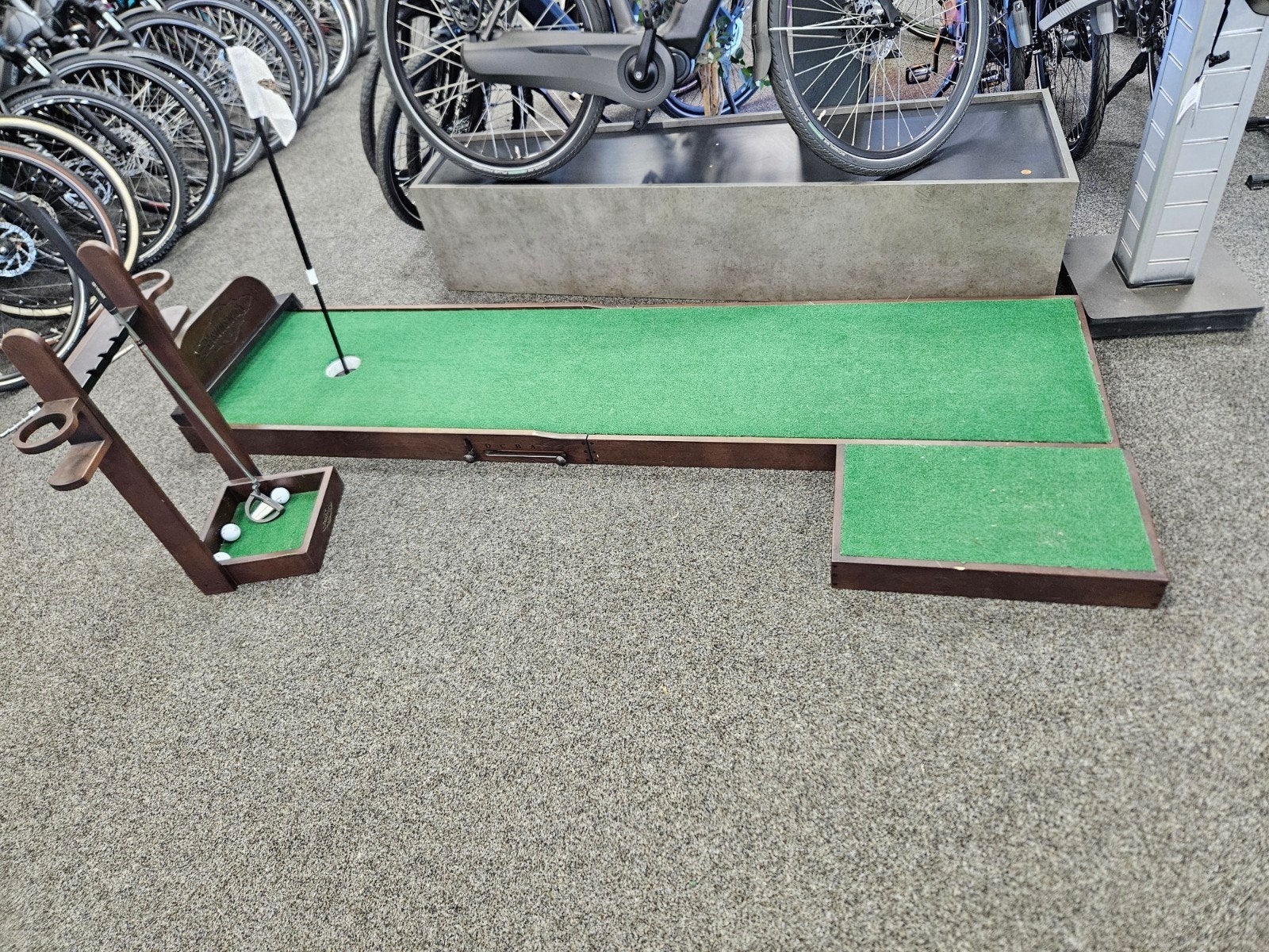 Brunswick puttinggreen, Ophalen