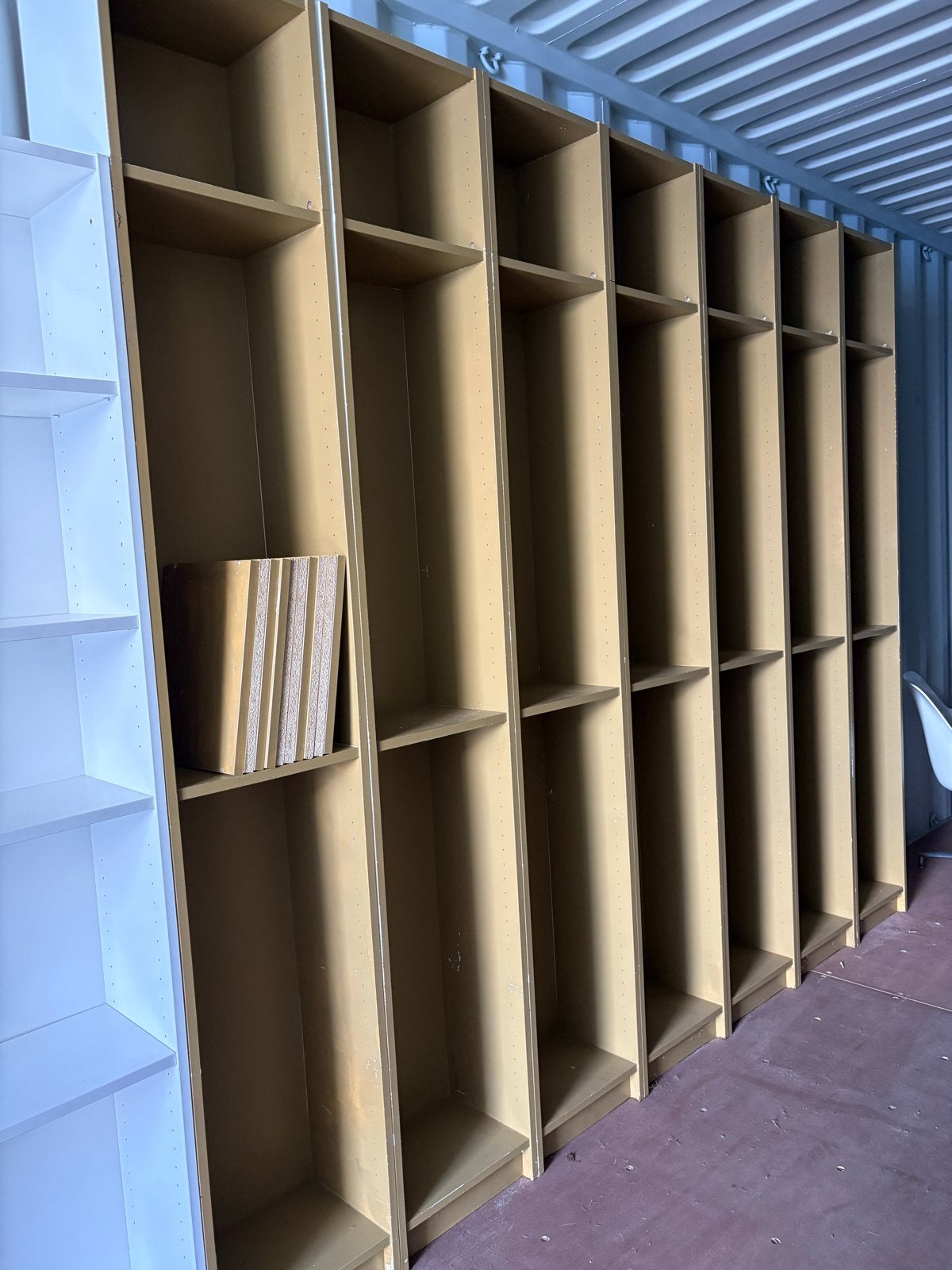 GRATIS AF TE HALEN IKEA BILLY’s 6x smal boekenkasten - bruin, Ophalen, Met plank(en), Gebruikt, 200 cm of meer