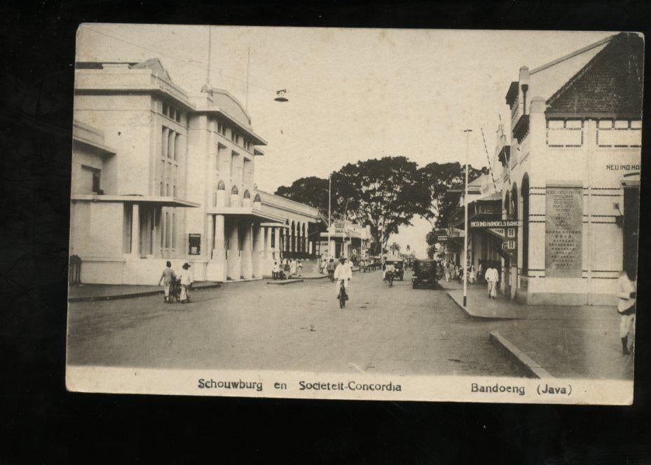 Ned. Indië  1900 Bandung Schouwburg sociëteit CONCORDIA, Ophalen, Voor 1920, Buiten Europa