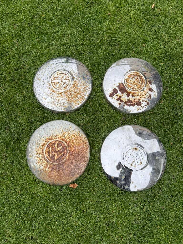 Vw kever karman wieldeksels patina, Ophalen of Verzenden