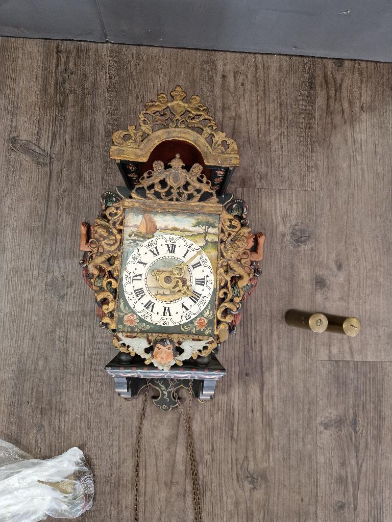 Antieke Friese Stoelklok, Ophalen