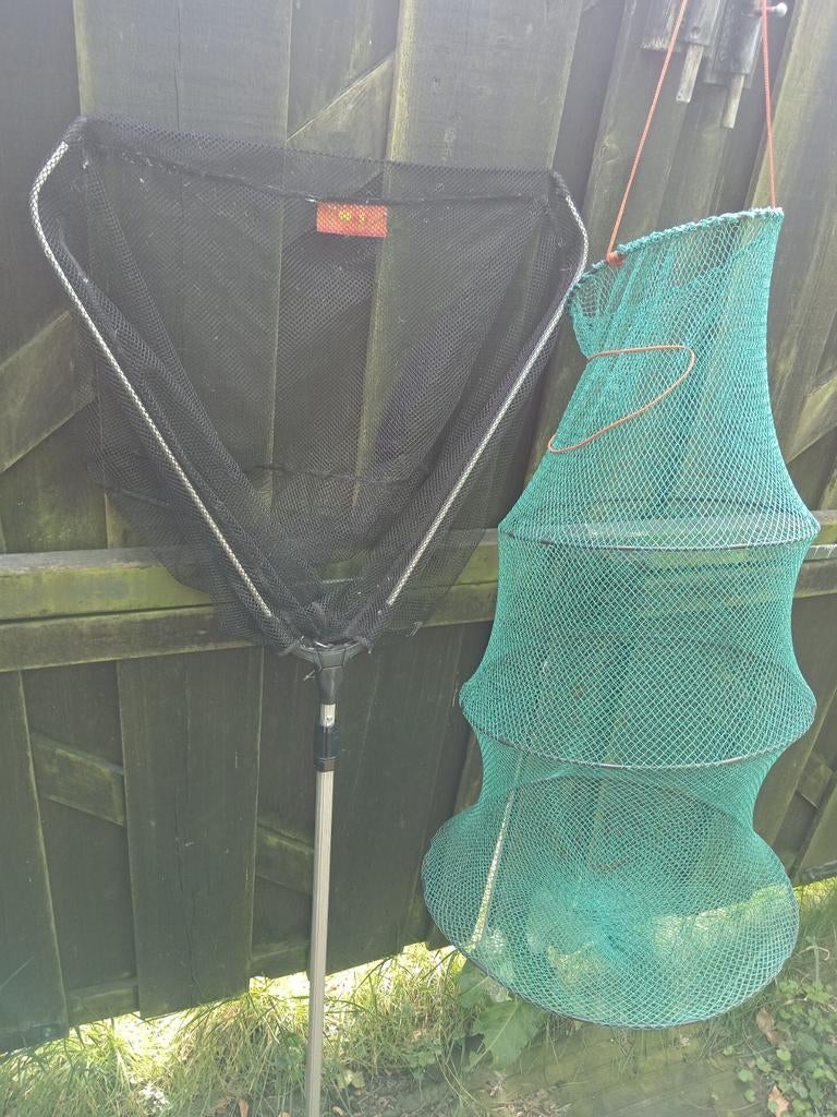 3x visnet Schepnet Fuik Totebel, Ophalen of Verzenden, Net of Fuik