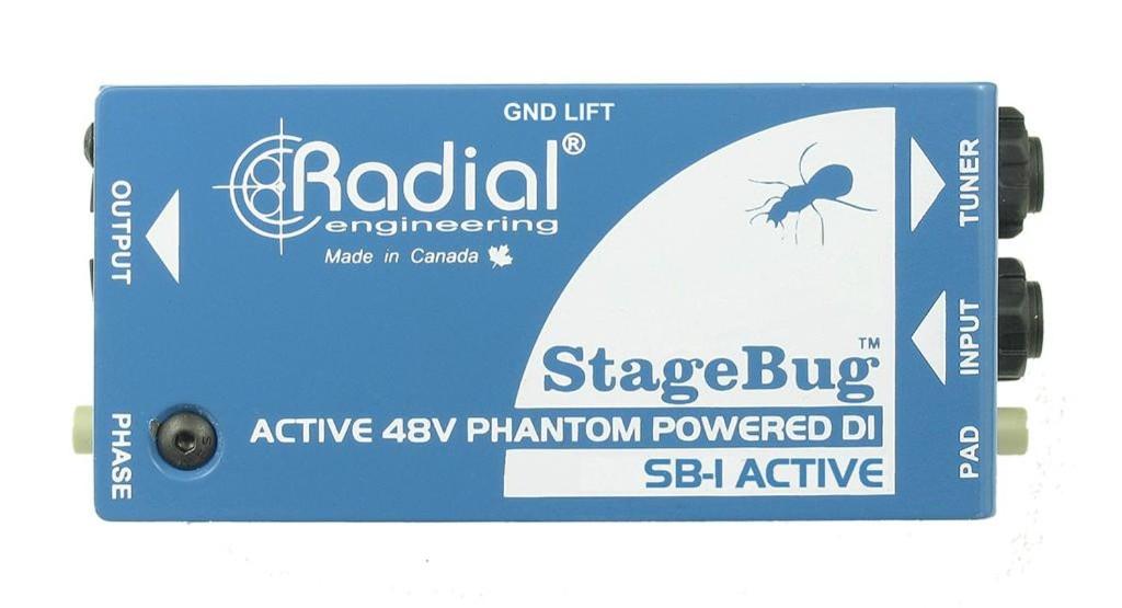 Radial Stage Bug SB-1 Active Acoustic DI, ., Overige typen, Nieuw, Ophalen of Verzenden