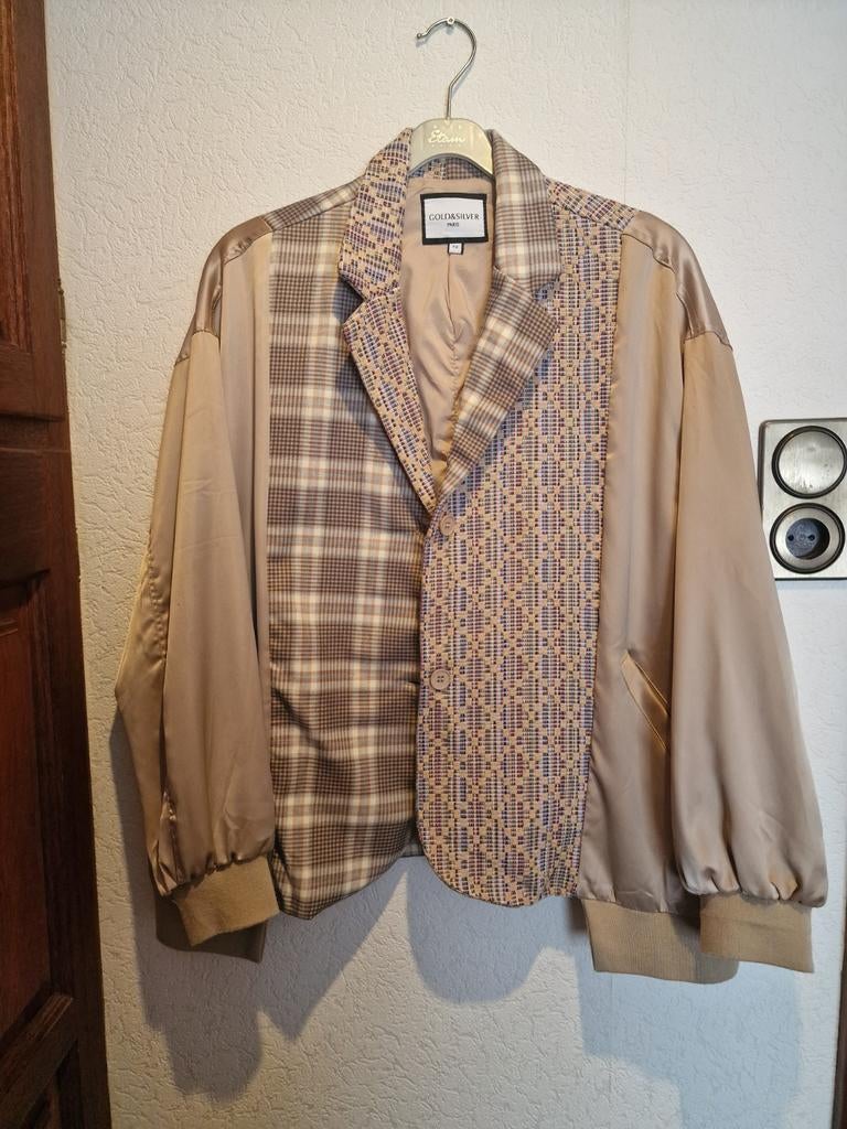Gold & Silver colbert cq bomber jack, Kleding | Dames, Ophalen of Verzenden, Zo goed als nieuw, Blauw