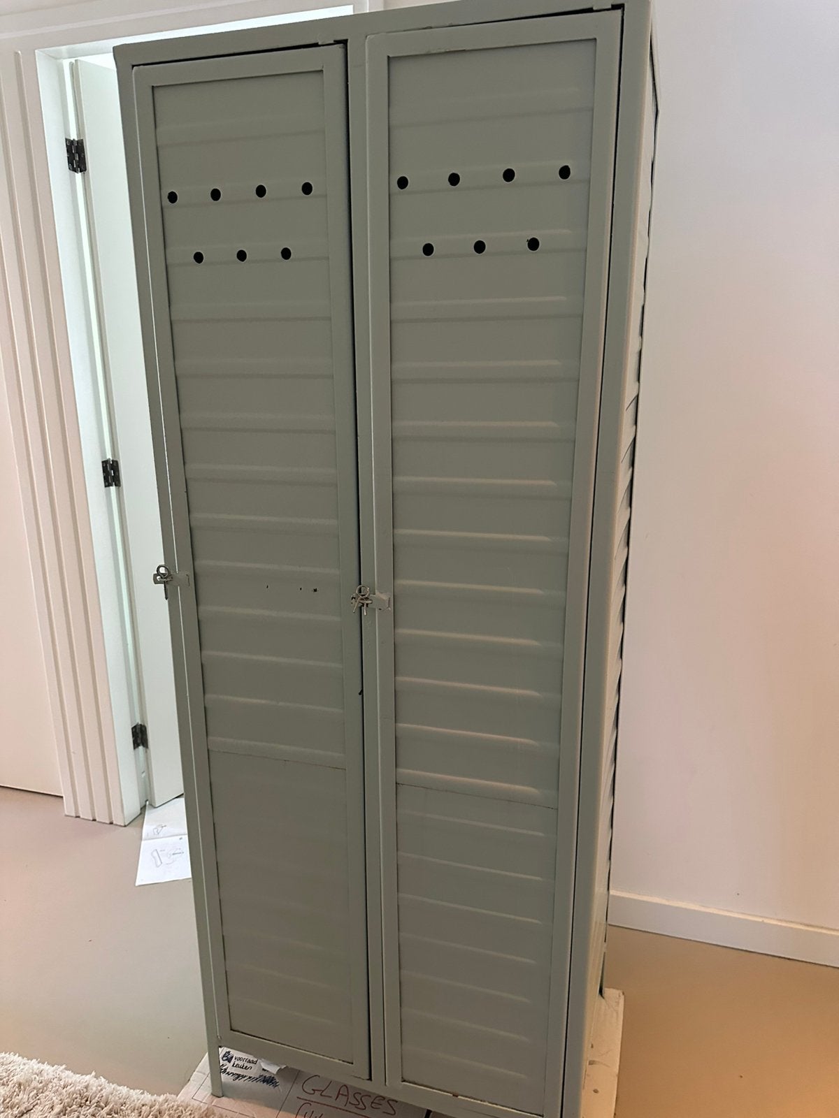 Vintage I lockerkast, Antiek en Kunst, Ophalen of Verzenden