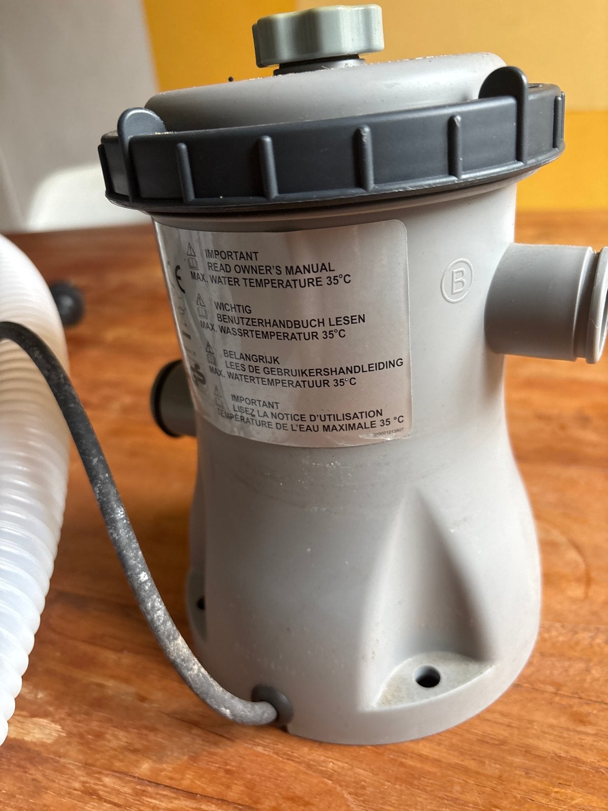 Intex zwembadpomp met slangen en accessoires, Tuin en Terras, Ophalen of Verzenden, Gebruikt, Zwembadpomp