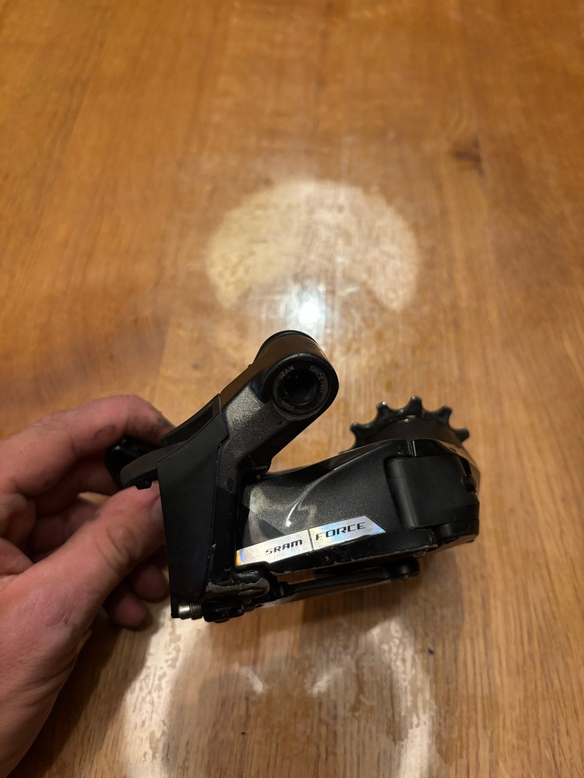 SRAM Force AXS Achterderailleur - Gebruikt, Gebruikt, Overige materialen, Ophalen of Verzenden, Derailleur of Ketting