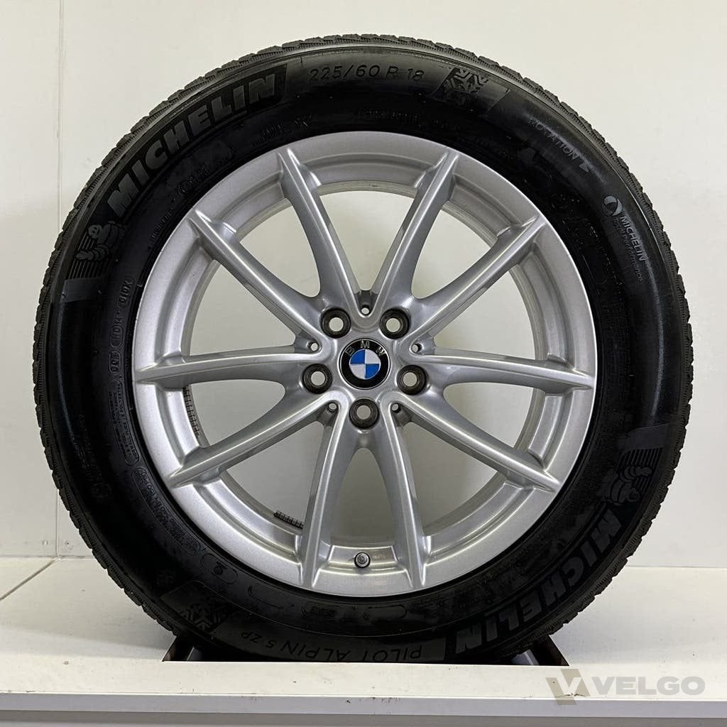BMW X3 G01 X4 G02 SET VELGEN + WINTERBANDEN 18 INCH ORIG. 61, 18 inch, Gebruikt, Banden en Velgen, Info@velgo.nl