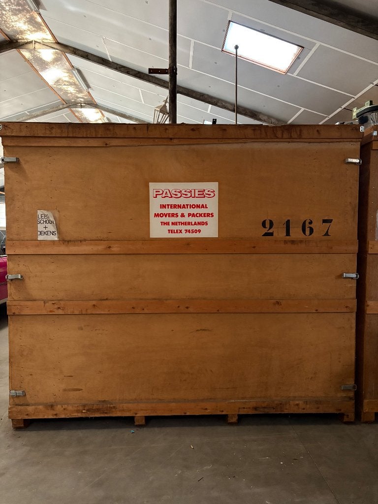 Authentieke houten transportkist - Passies Int., Ophalen