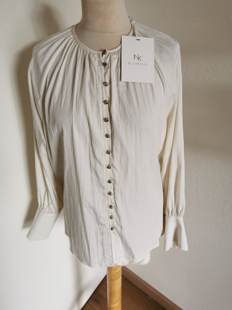 Nukus nieuwe blouse maat XL, Kleding | Dames, Ophalen of Verzenden, Nieuw, Maat 46/48 (XL) of groter, Blauw