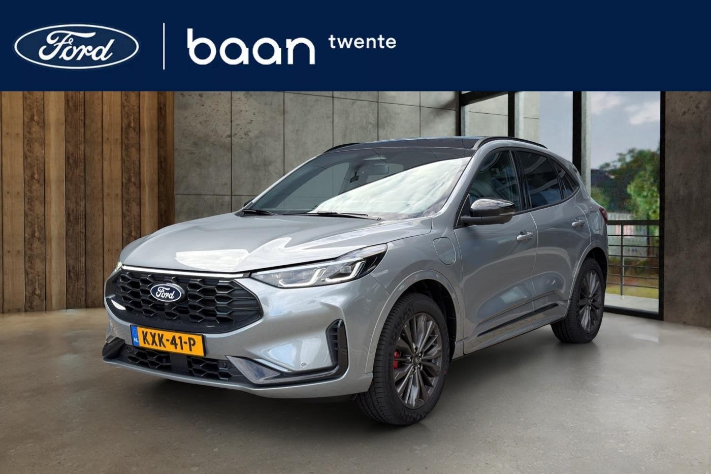 Ford Kuga 2.5 PHEV Sound Edition | Trekhaak | Demo |, Auto's, 12 maanden, 14 kWh, Zwart, Bedrijf