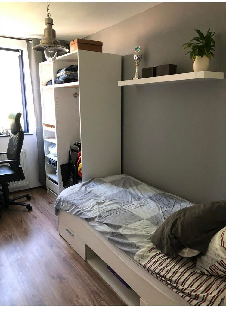 Eenpersoonsbed met opbergruimte, Ophalen, Gebruikt, 90 cm, Eenpersoons