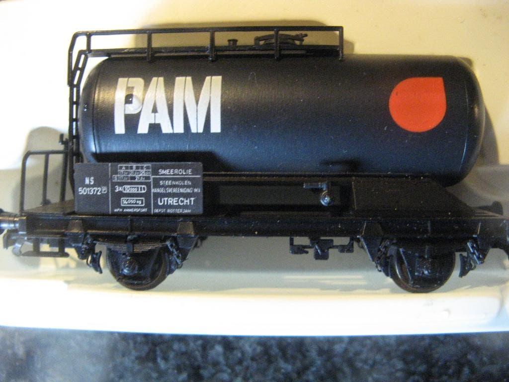 Liliput 250 47: tankwagon PAM van de NS, Gelijkstroom, Wagon, Ophalen of Verzenden, Roco