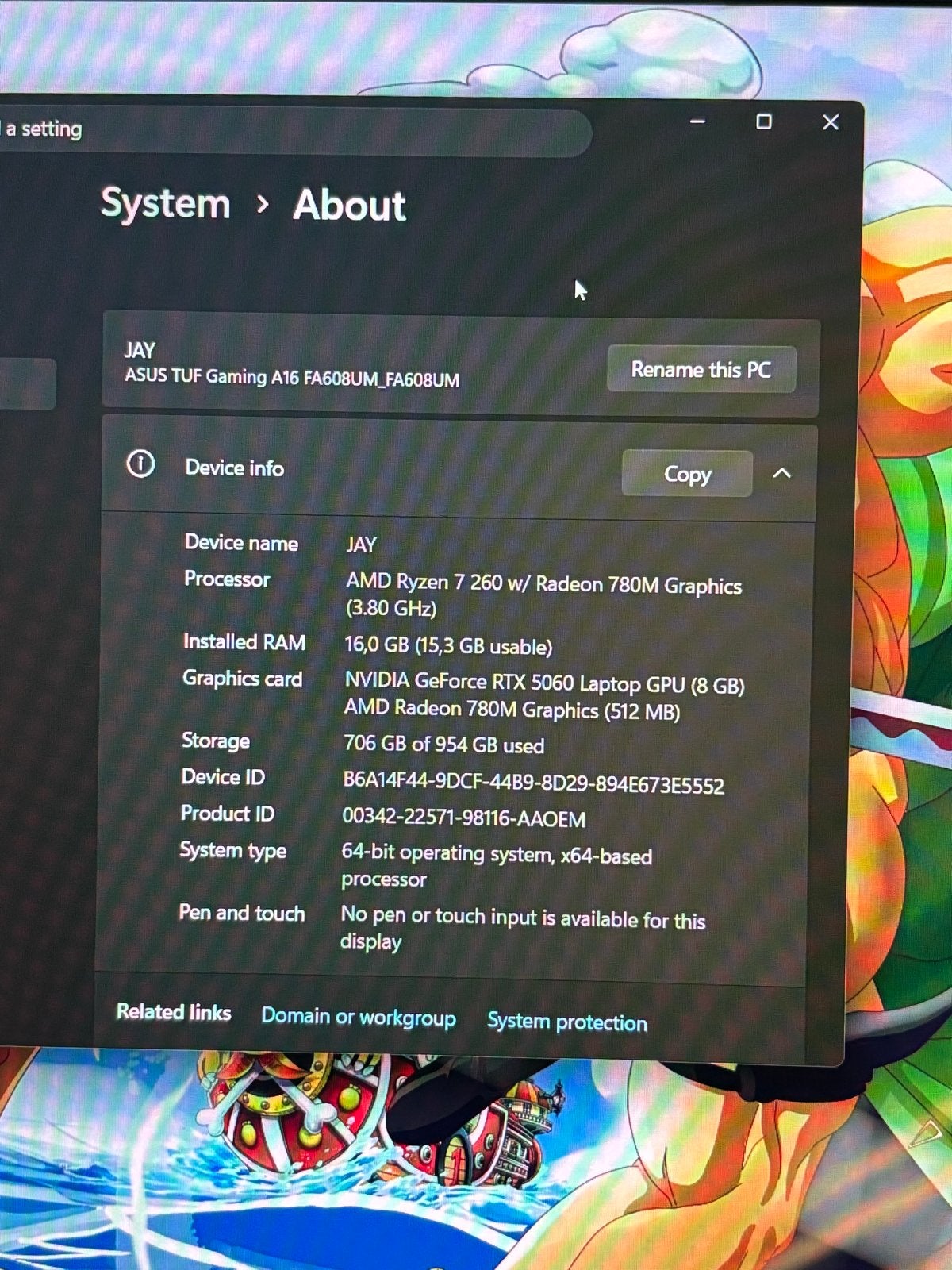 Foto 5 van ASUS TUF Gaming A16 FA608UM - Krachtige Gaming Laptop