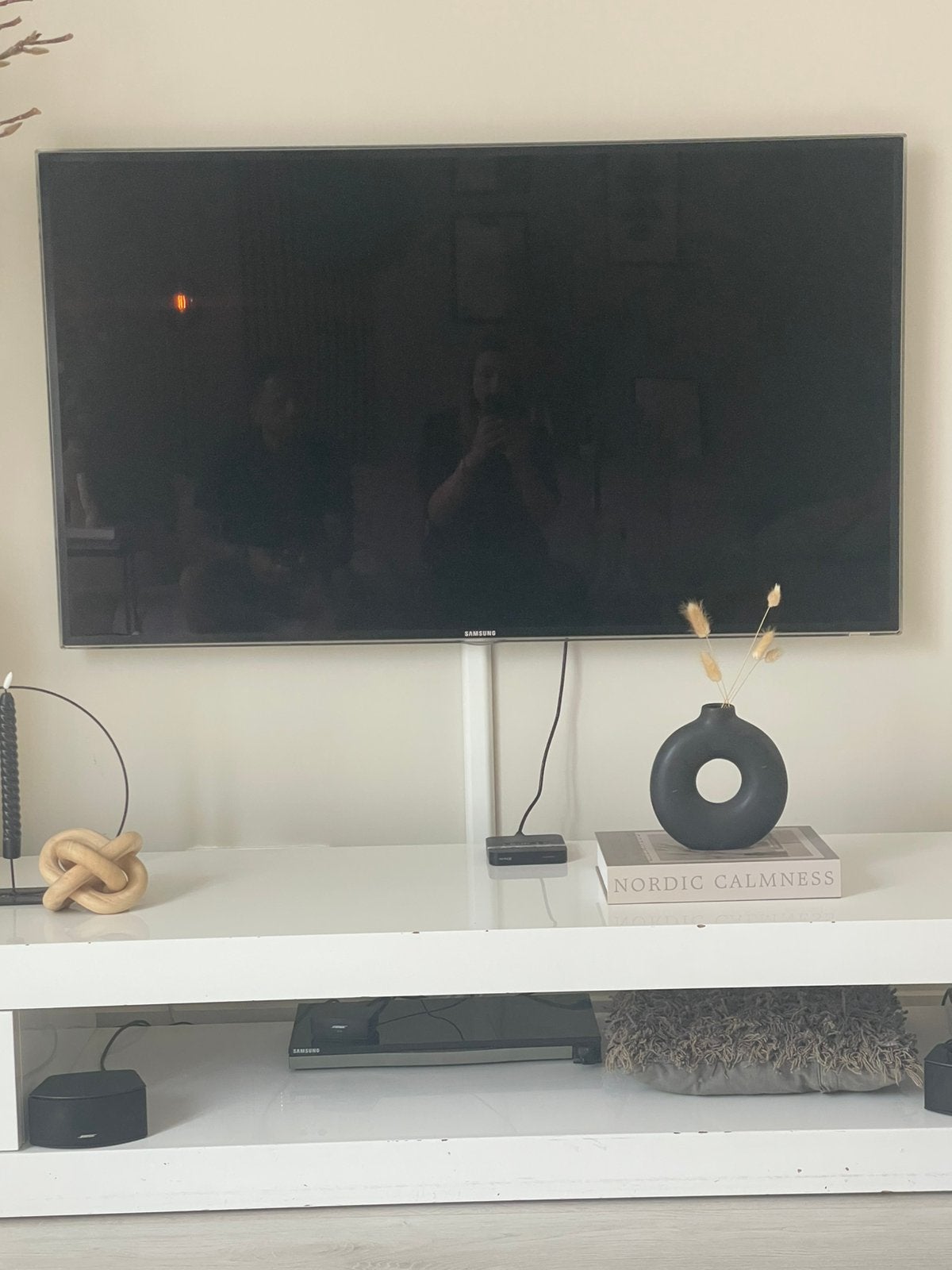 Samsung smart tv 55 inch, Zo goed als nieuw, Minder dan 100 cm, 25 tot 50 cm, 50 tot 100 cm