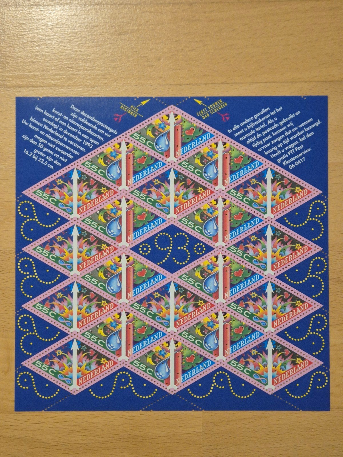Nederland 1993 Kerst, Ophalen of Verzenden, Na 1940, Postfris