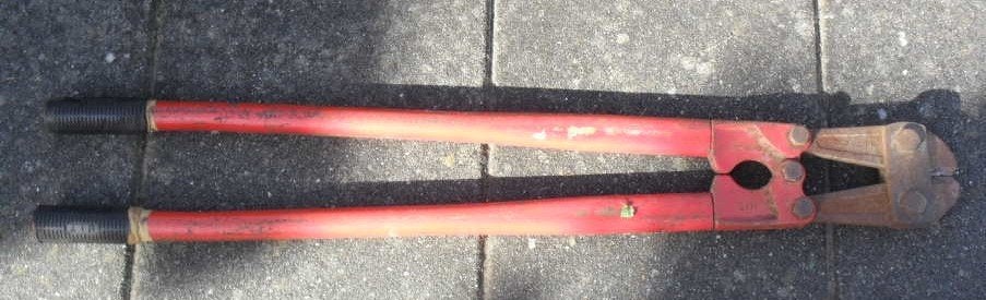 Betonschaar oud - 106 CM - PAT JAPAN, Ophalen, Gebruikt, Overige typen, Overige merken