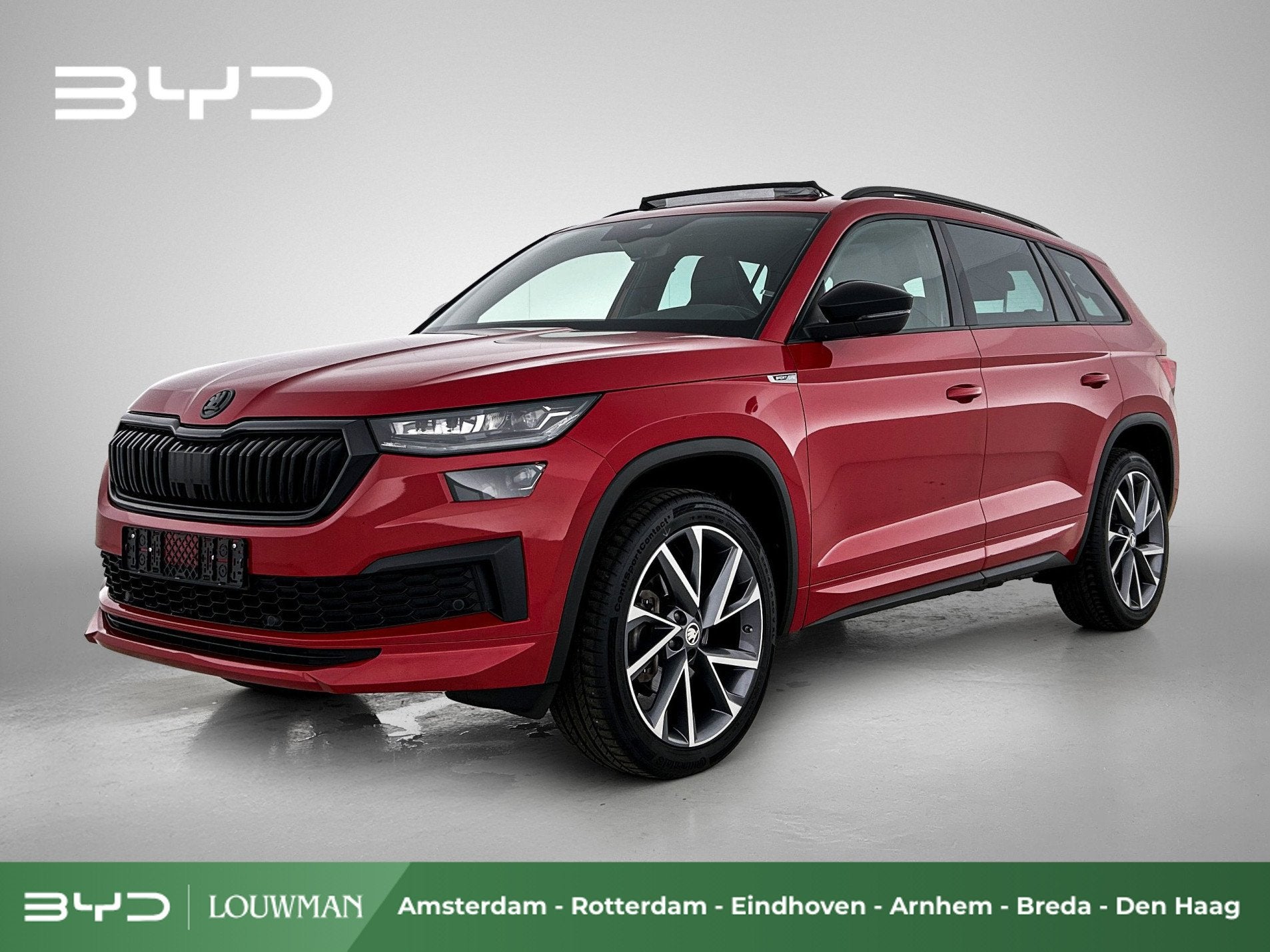 Skoda Kodiaq 1.5 TSI Sportline BNS 7persoons | Panoramadak |, Auto's, 4 cilinders, 150 pk, 7 stoelen, Kodiaq