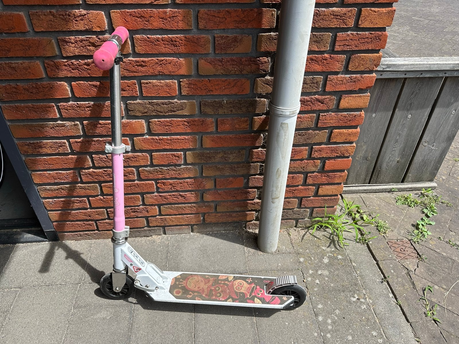 Leuke kinderstep - Roze/Wit, Fietsen en Brommers, Steps, Ophalen, Gebruikt, Gewone step