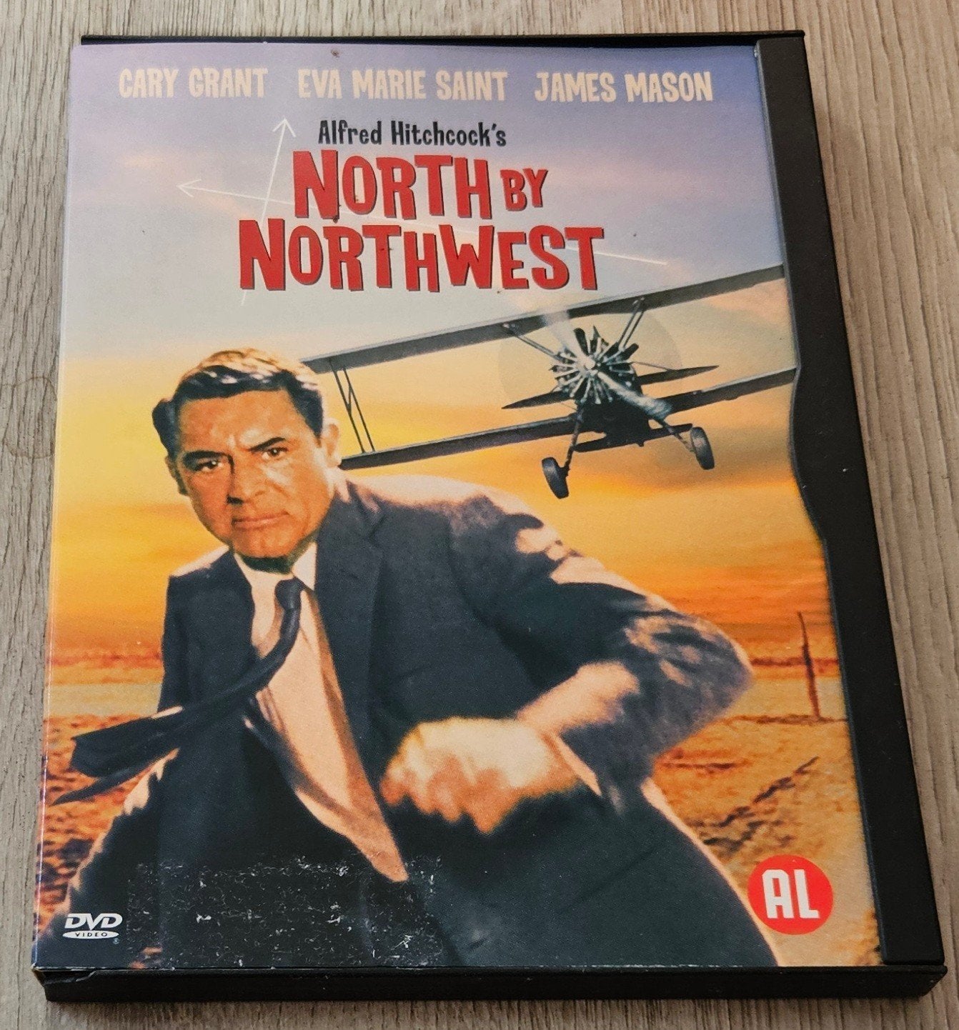 North by Northwest DVD - Alfred Hitchcock klassieker, Gebruikt, Actiethriller, Ophalen of Verzenden, Breedbeeld