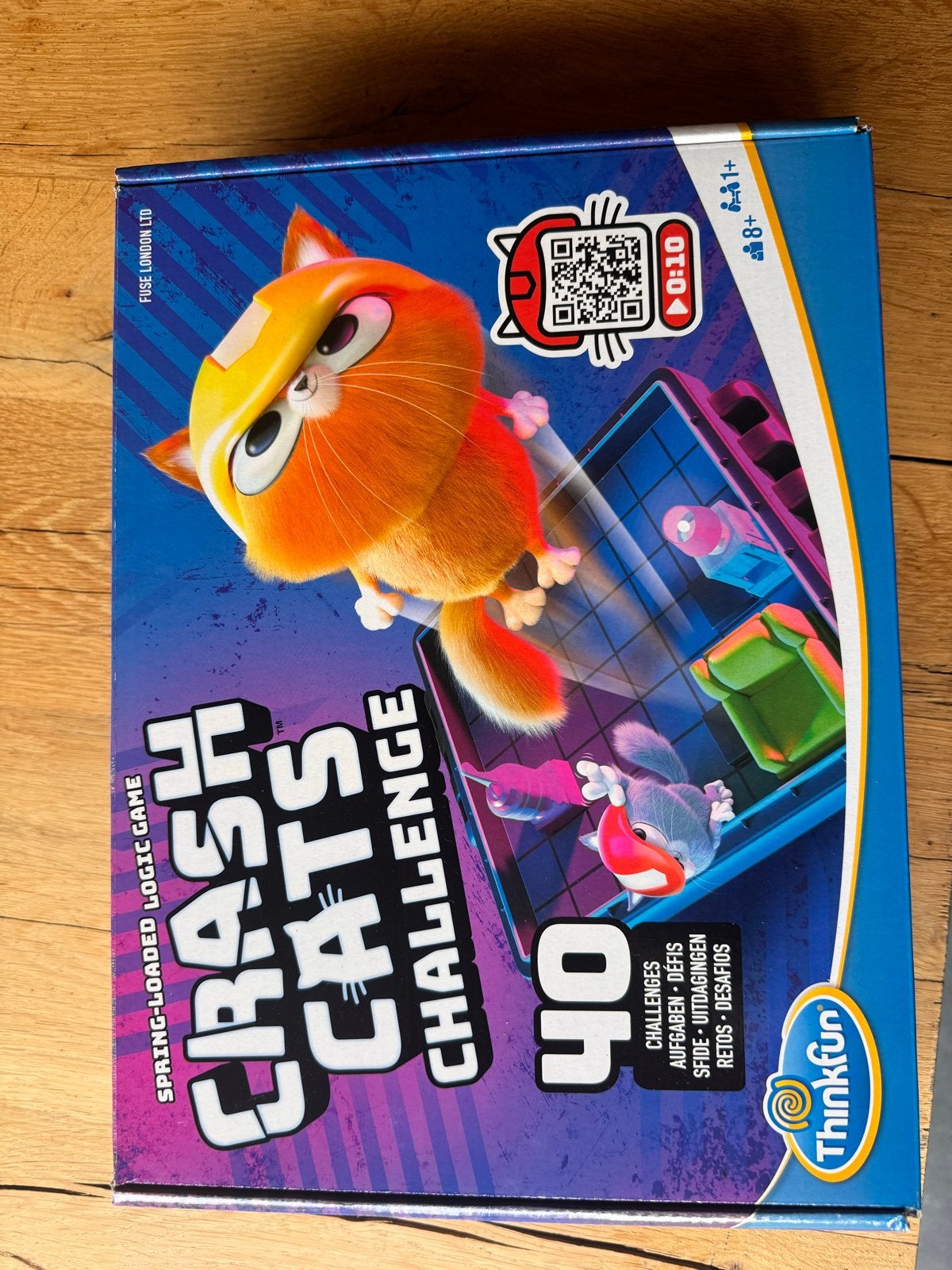 Crash Cats Challenge Logic Game - Thinkfun, Een of twee spelers, Ophalen, Zo goed als nieuw, Reisspel