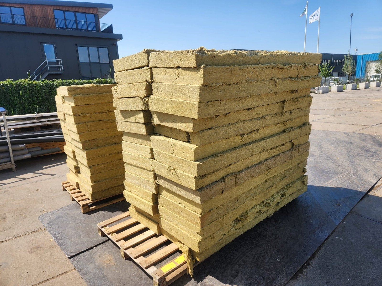 26182 - Steenwol isolatieplaten, 120mm, isolatie, glaswol, Ophalen, Gebruikt, 15 m² of meer, Overige typen
