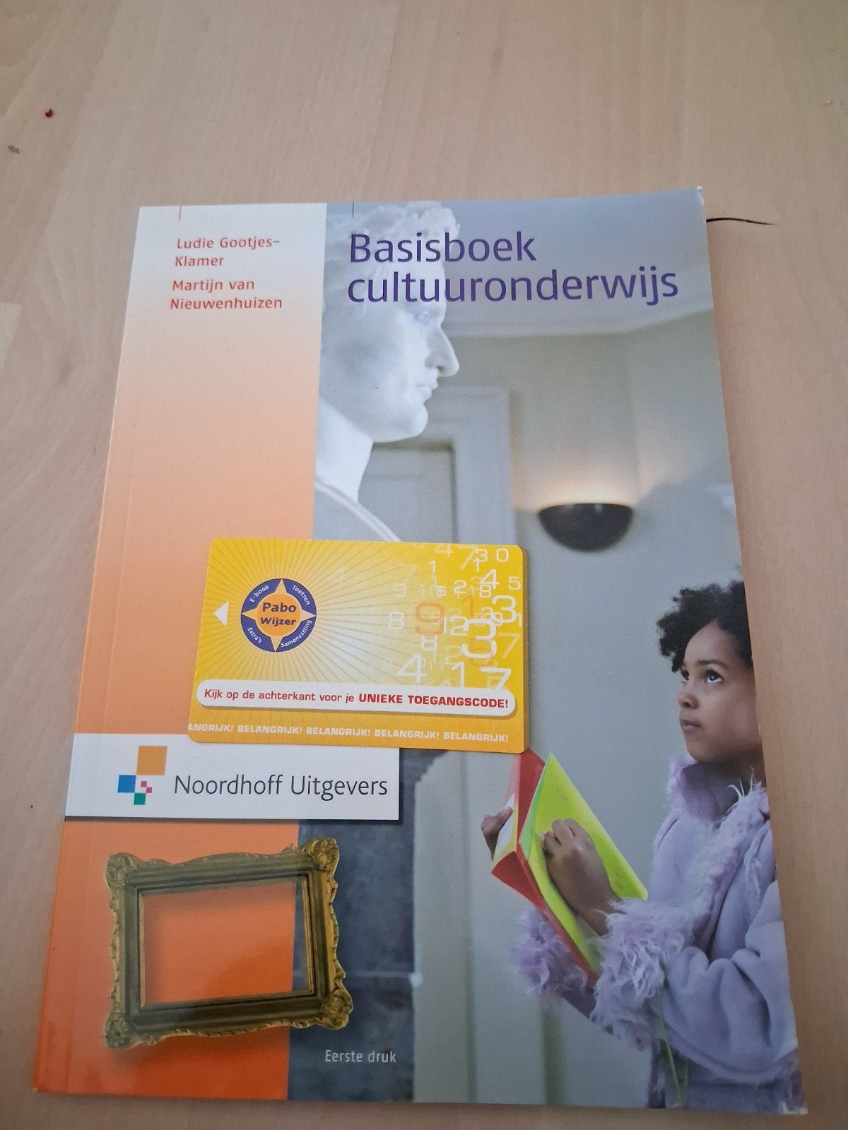 Basisboek cultuuronderwijs - Eerste druk, Ophalen of Verzenden, Zo goed als nieuw, HBO, Ludie Gootjes-Klamer, Martijn van Nieuwenhuizen