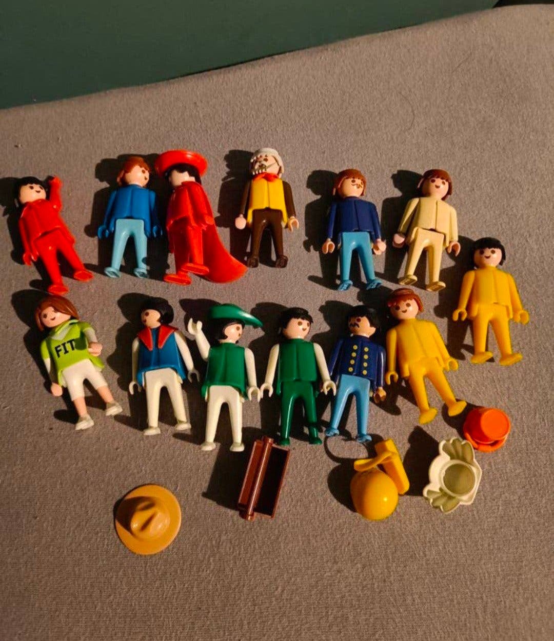 collectie playmobil poppetjes, coaching/familie opstelling, Ophalen of Verzenden, Zo goed als nieuw, Losse onderdelen, Figuren
