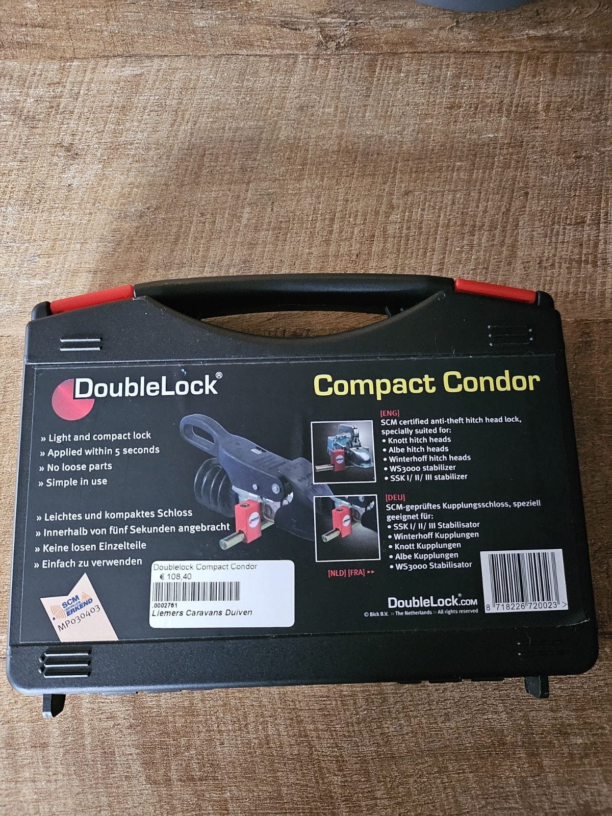 DoubleLock Compact Condor SCM gekeurd disselslot, Ophalen of Verzenden, Zo goed als nieuw