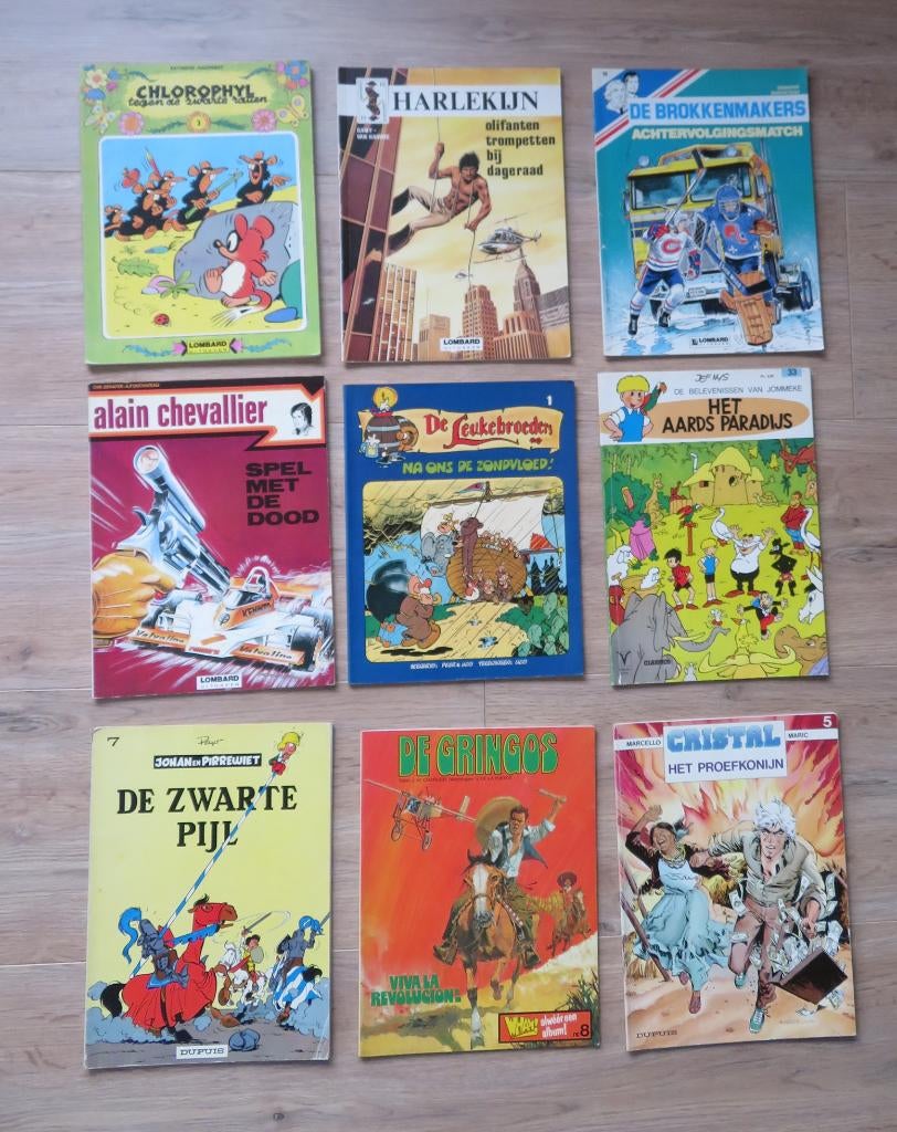 Tarzan, Asterix, Leukebroeder, Brokkenmakers, Cristal, etc., Boeken, Stripboeken, Eén stripboek, Ophalen of Verzenden, Gelezen