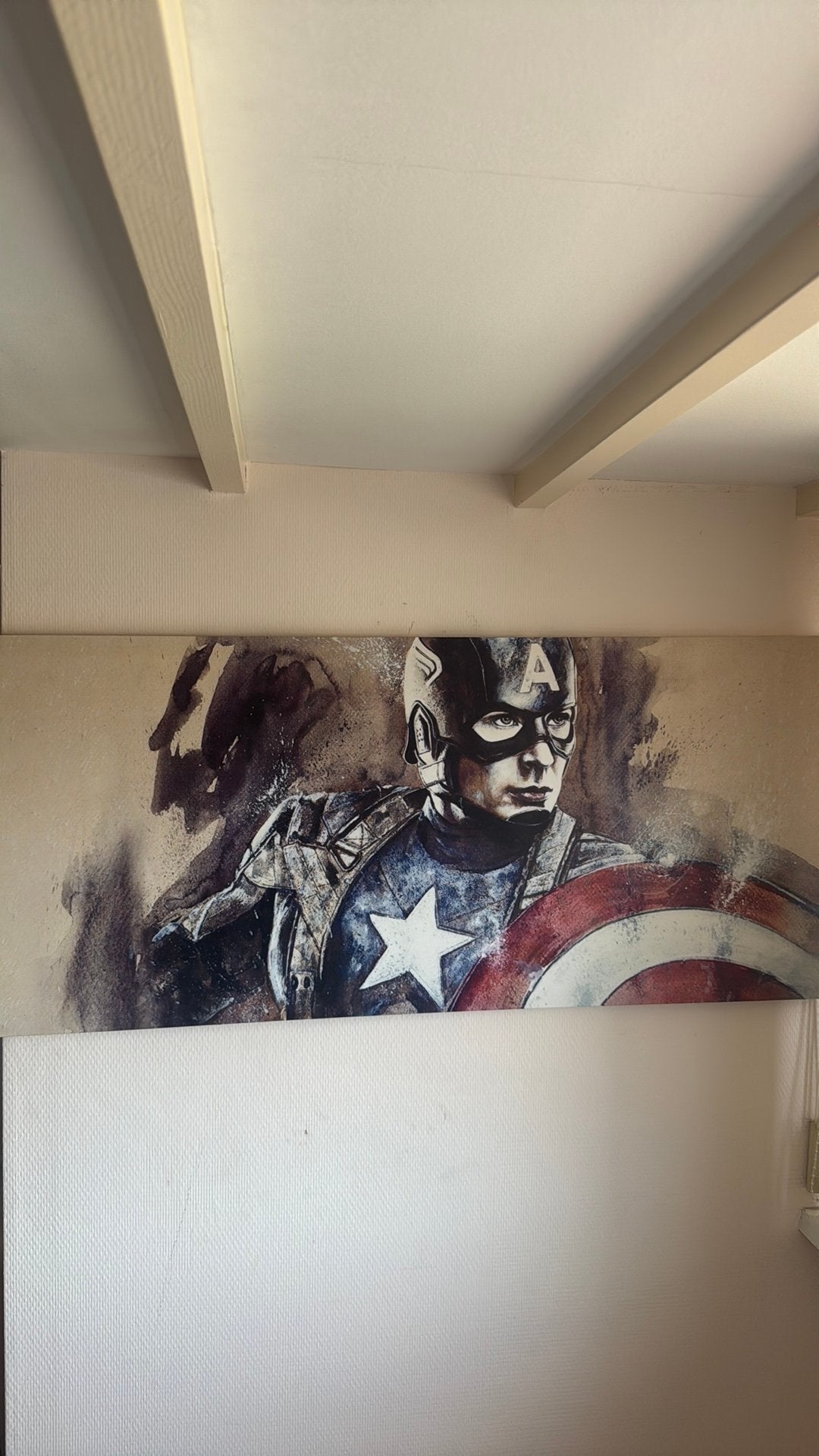 Canvas Captain America, Ophalen
