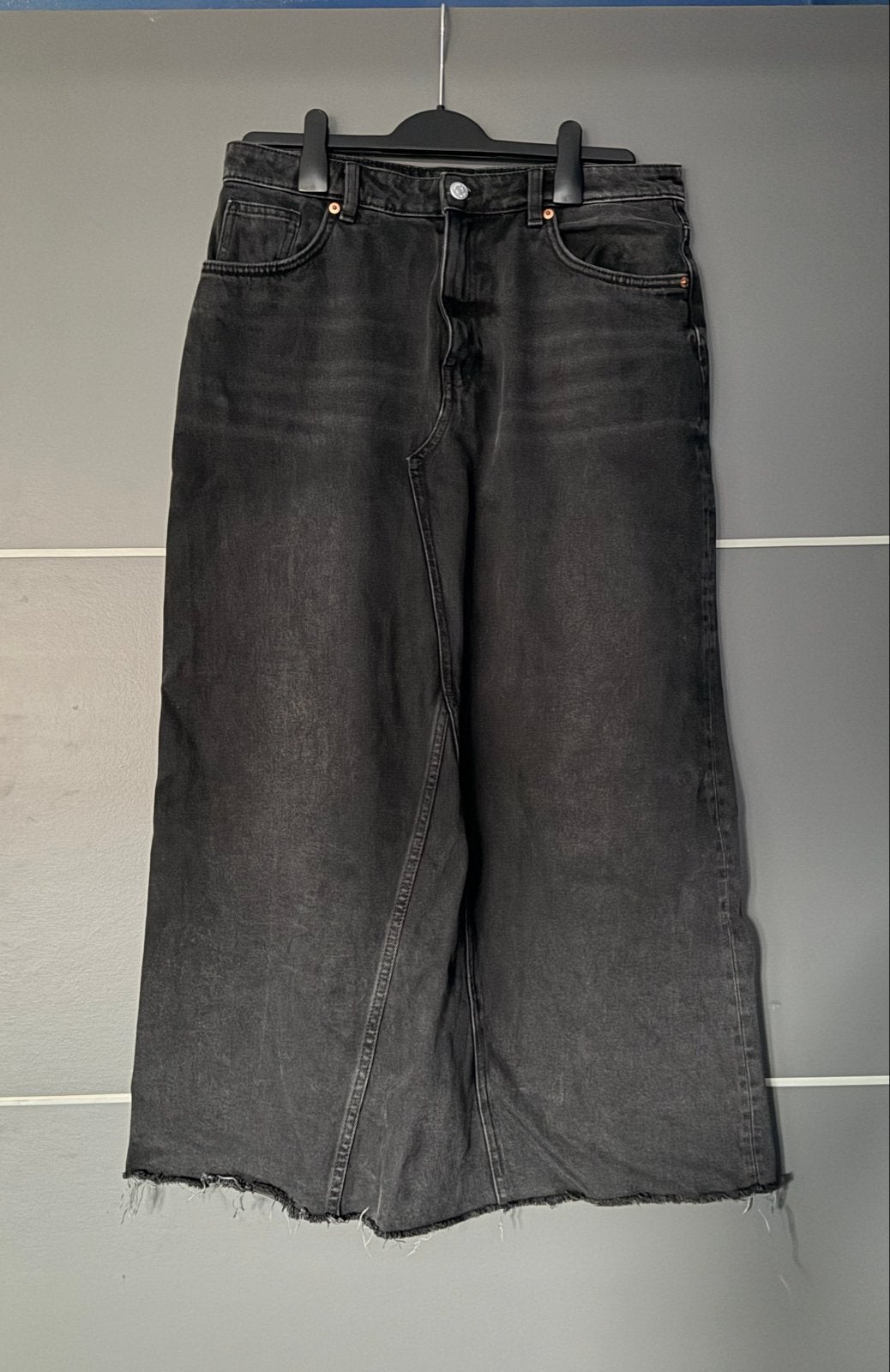 Zwarte Denim Rok Maat 40, Kleding | Dames, Ophalen of Verzenden, Gedragen, Maat 38/40 (M), Zwart