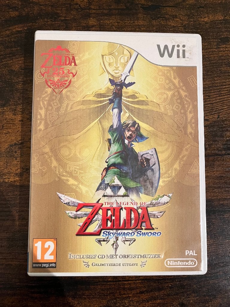 The Legend of Zelda: Skyward Sword 25th Anniversary Wii, Avontuur en Actie, 1 speler, Ophalen of Verzenden, Zo goed als nieuw