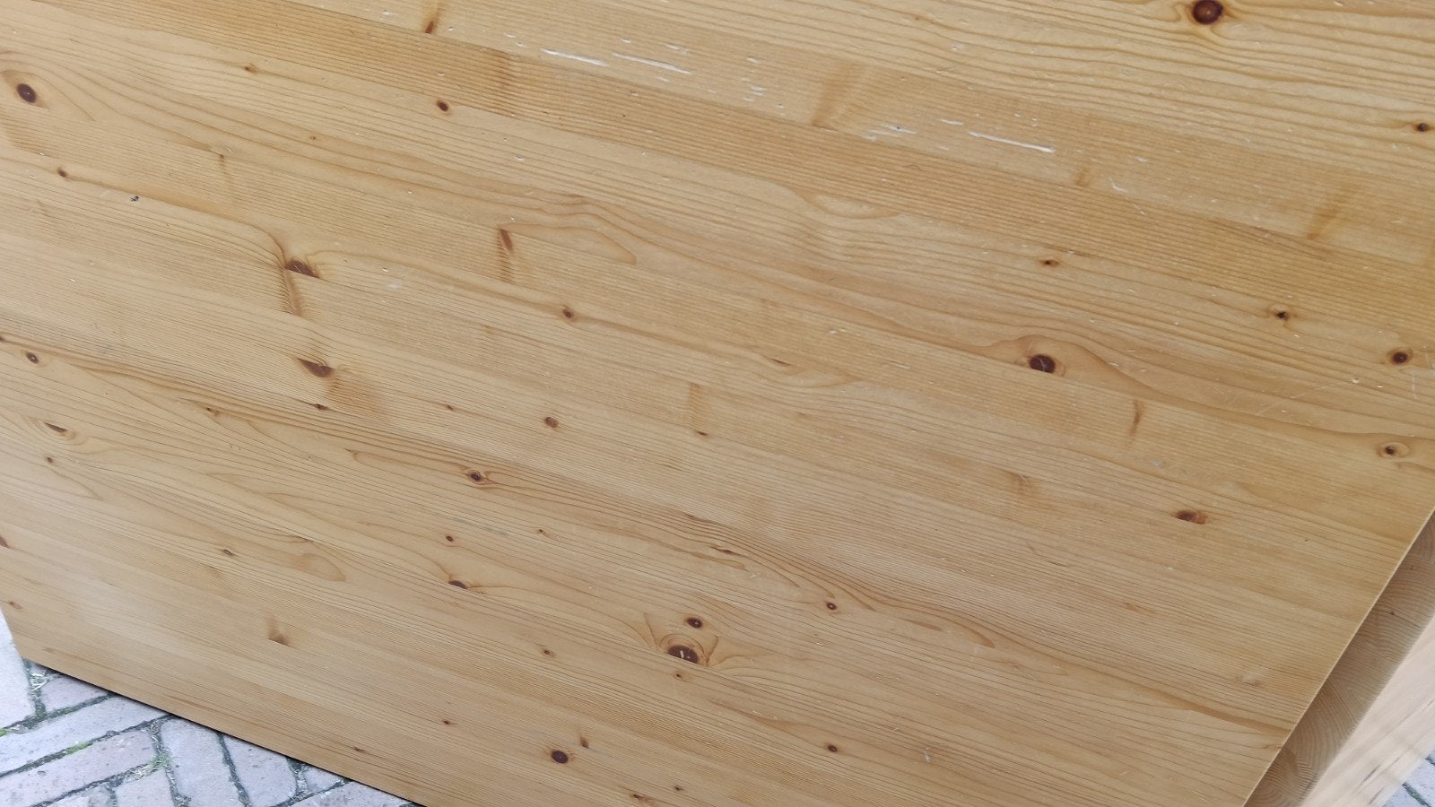 lundia tafel, Ophalen, Gebruikt, Rechthoekig, Grenenhout
