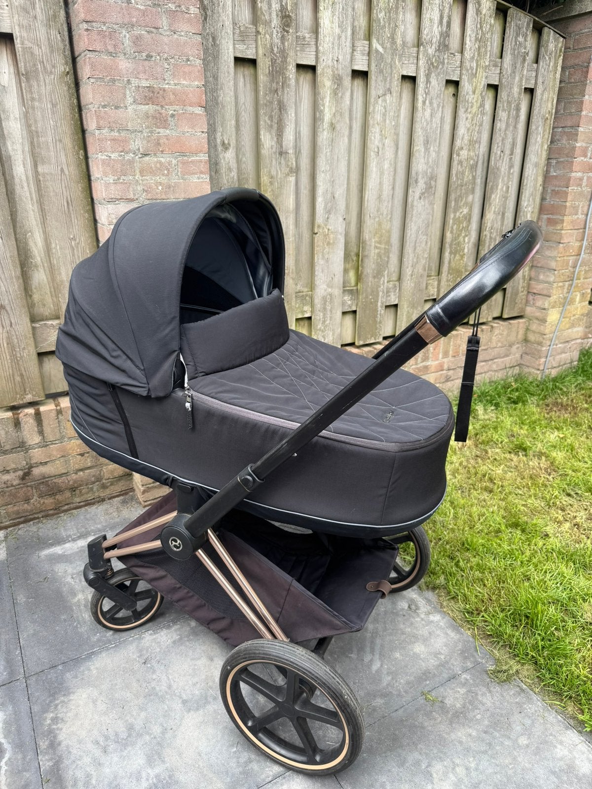 Cybex rose goud, Ophalen, Zo goed als nieuw, Overige merken, Met reiswieg