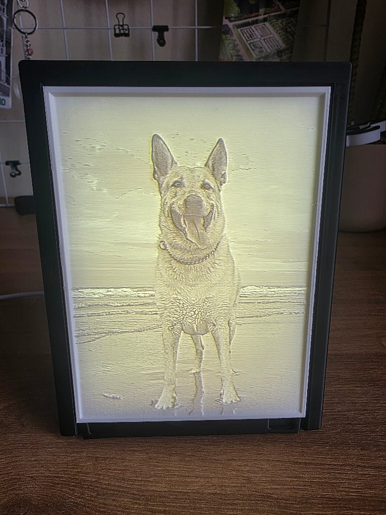 Gepersonaliseerde 3D Lithophane Fotolijst - Uniek Cadeau, Verzenden, Nieuw