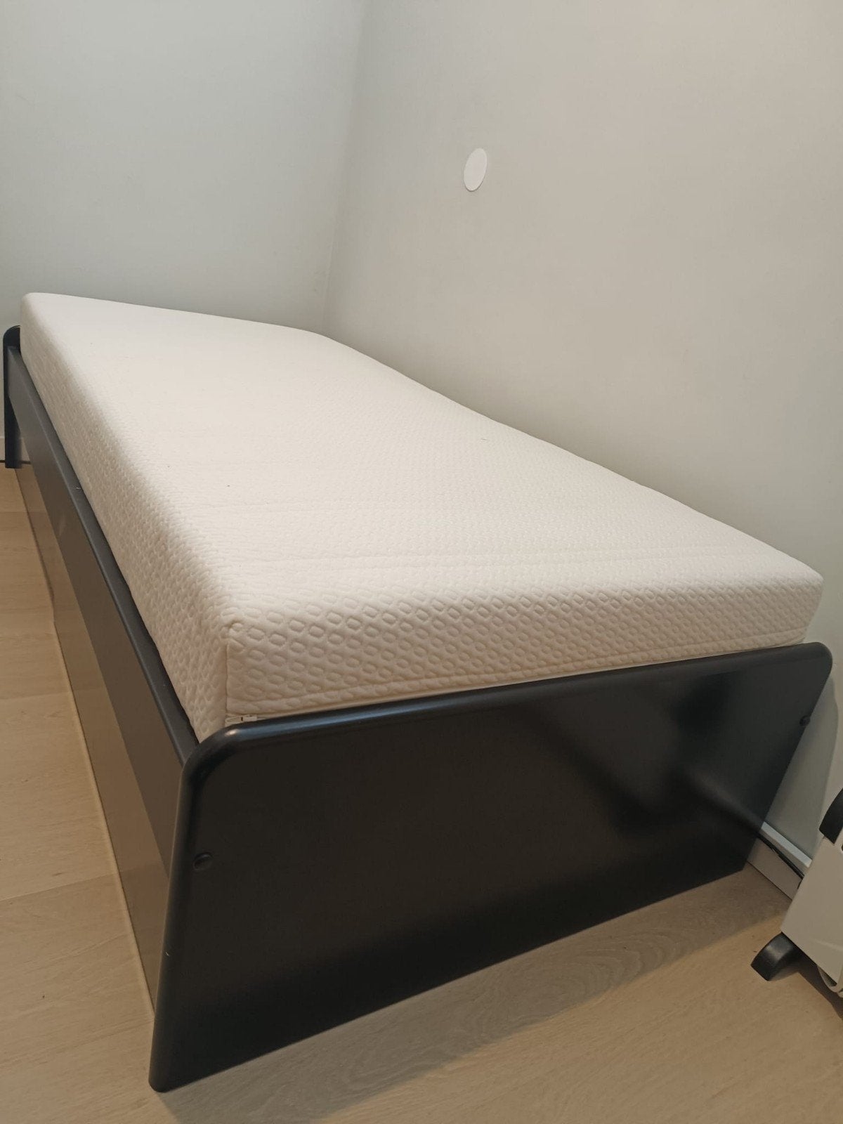 Eenpersoonsbed 90x200 Auping verstelbaar met matras, Verstelbaar, 90 cm, Eenpersoons, Blauw