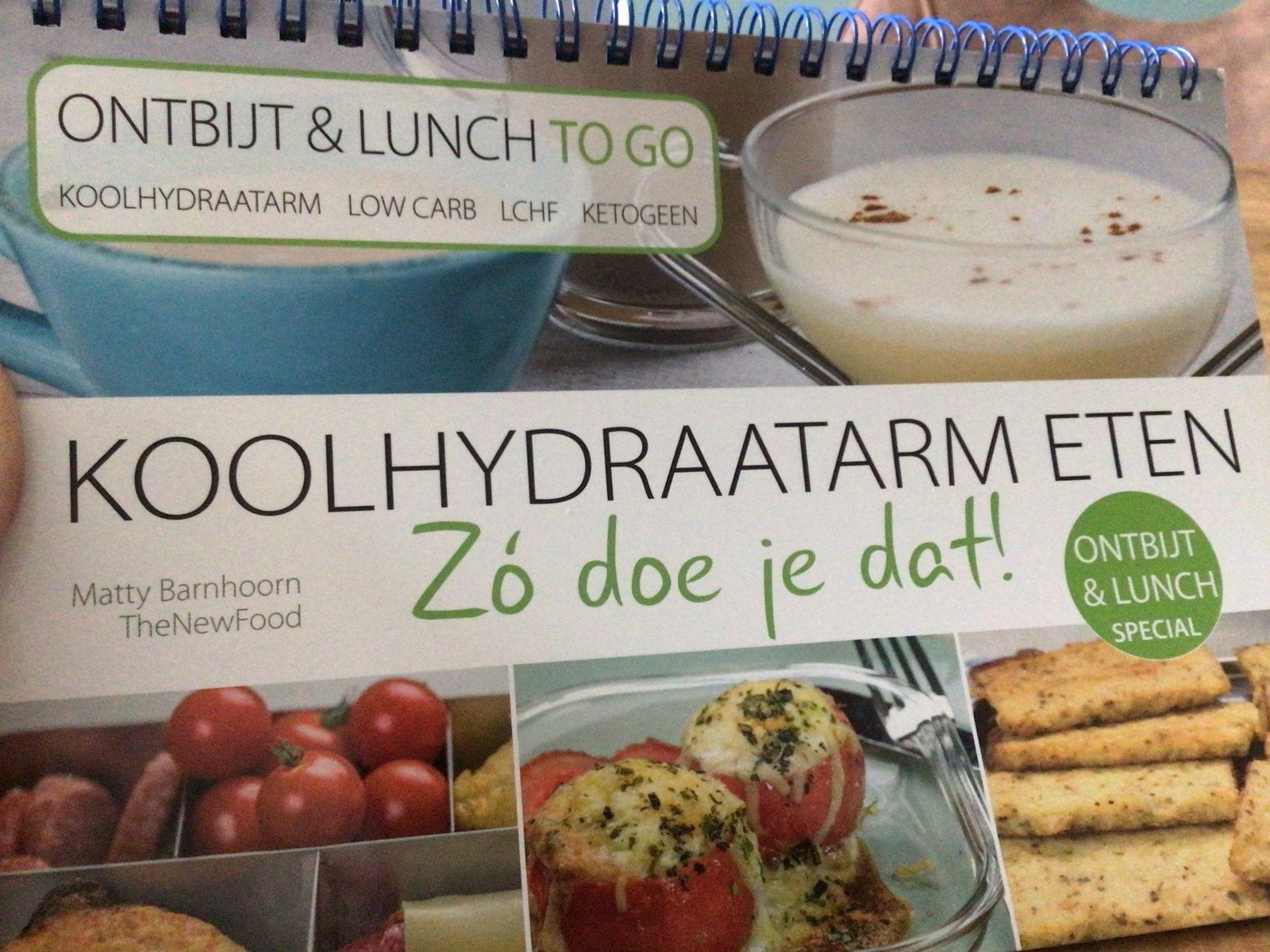 Koolhydraatarm Eten: Ontbijt & Lunch To Go Special, Ophalen of Verzenden, Zo goed als nieuw, Dieet en Voeding