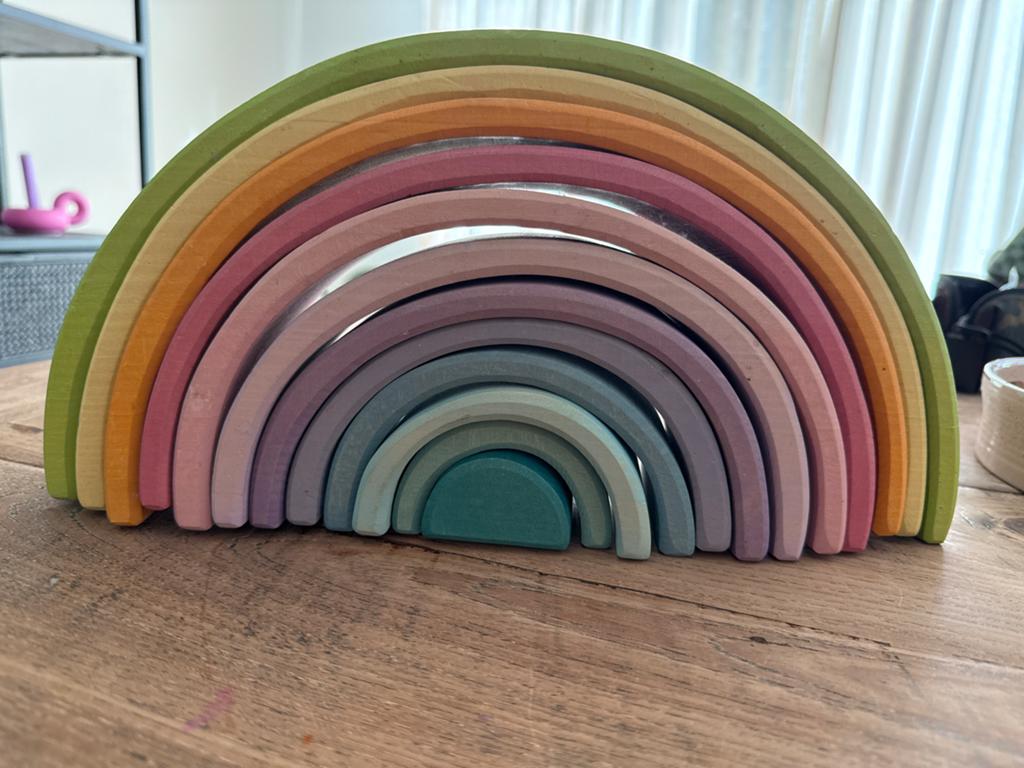 Grimm's Houten Regenboog Pastel - Groot, Ophalen, Gebruikt, Overige typen