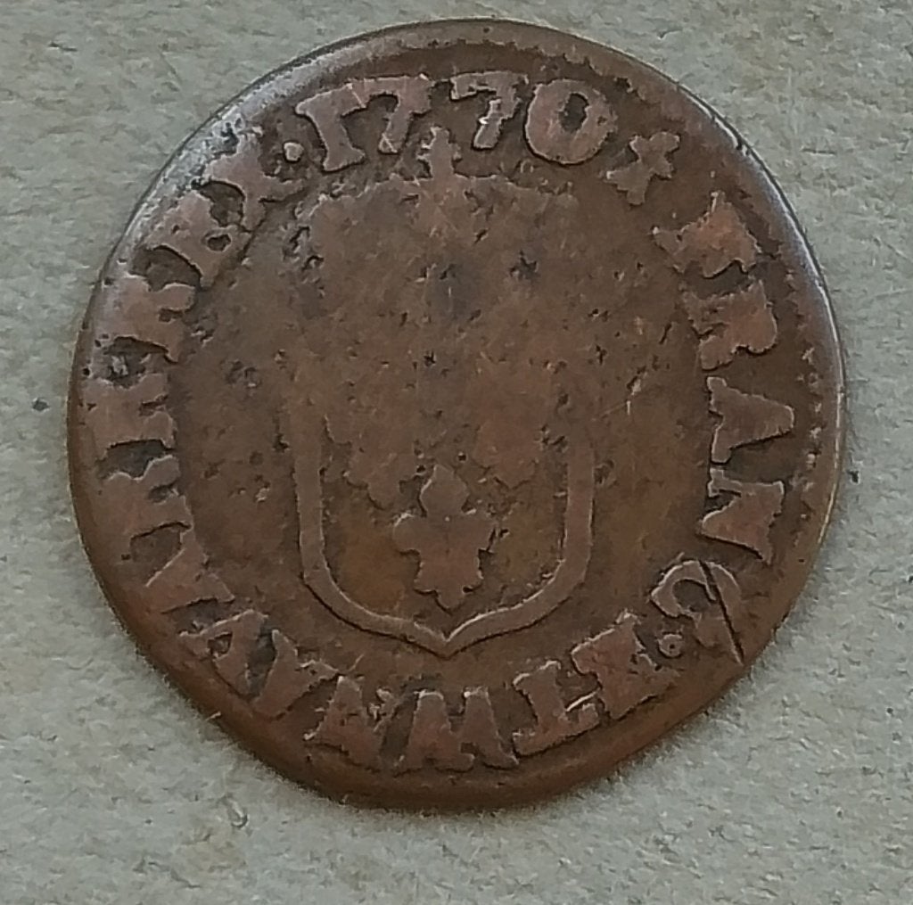 Frankrijk, liard 1770 AA, Ophalen of Verzenden, Frankrijk, Losse munt