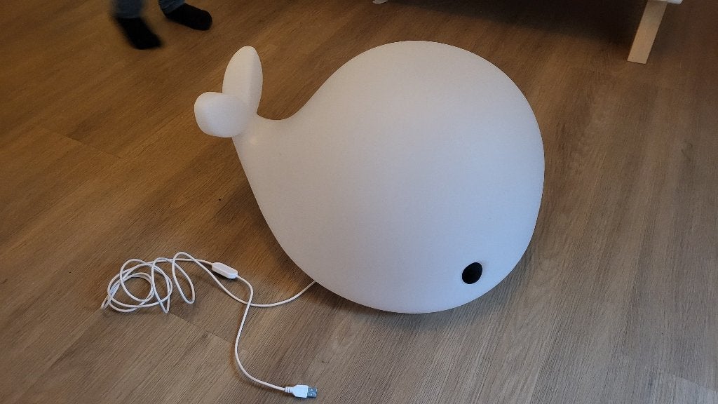 Walvis lamp, Ophalen, Zo goed als nieuw