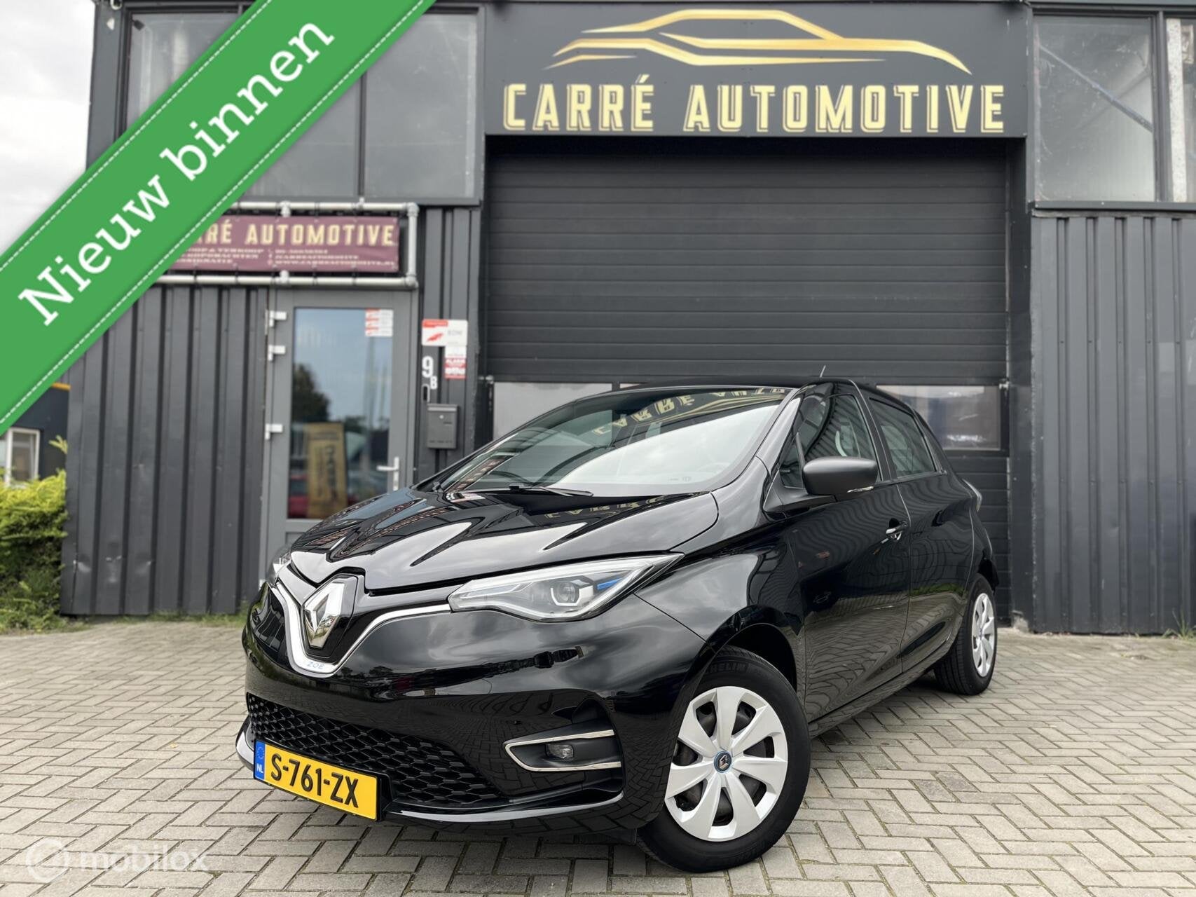Renault Zoe R110 Life 52 kWh (ex Accu) SOH 92%|Carplay|Keyle, Gebruikt, Zwart, ZOE, Te koop