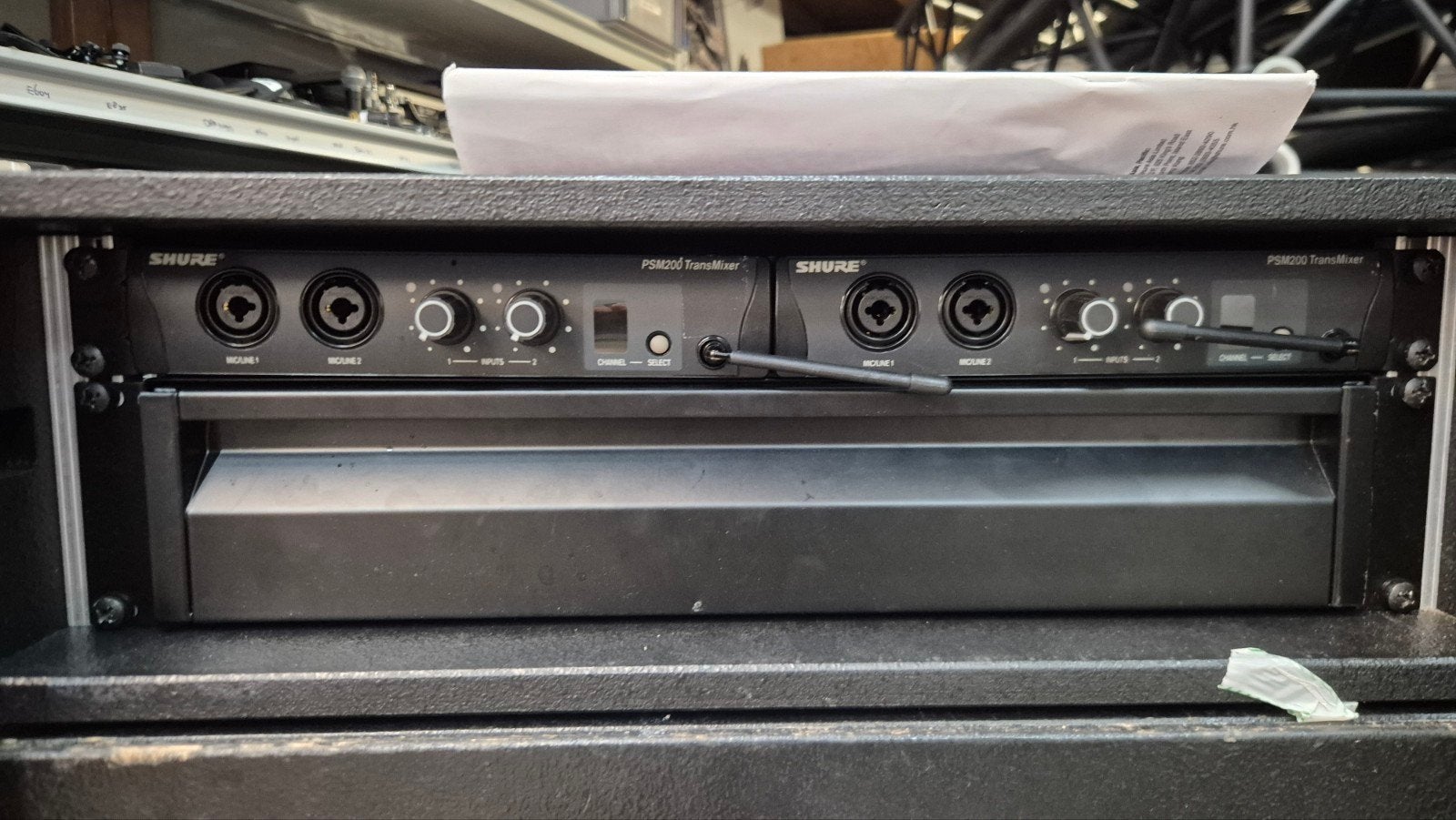 Shure PSM200 In-Ear Monitor Systeem - Draadloze Transmitters, Ophalen of Verzenden, Gebruikt, Overige typen
